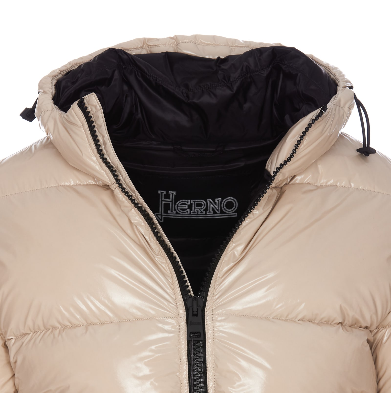 Herno Padded Quilted Coat In Chantilly
