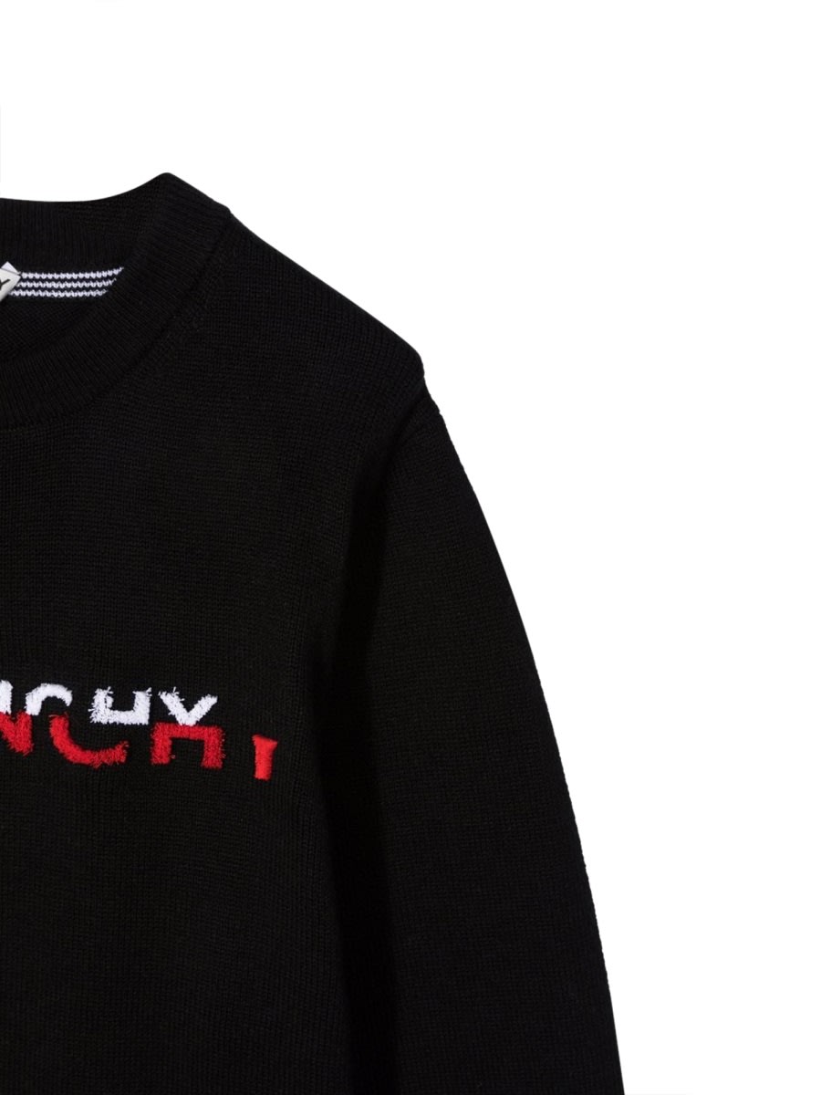 Givenchy Logo-print Cotton Sweatshirt In Black