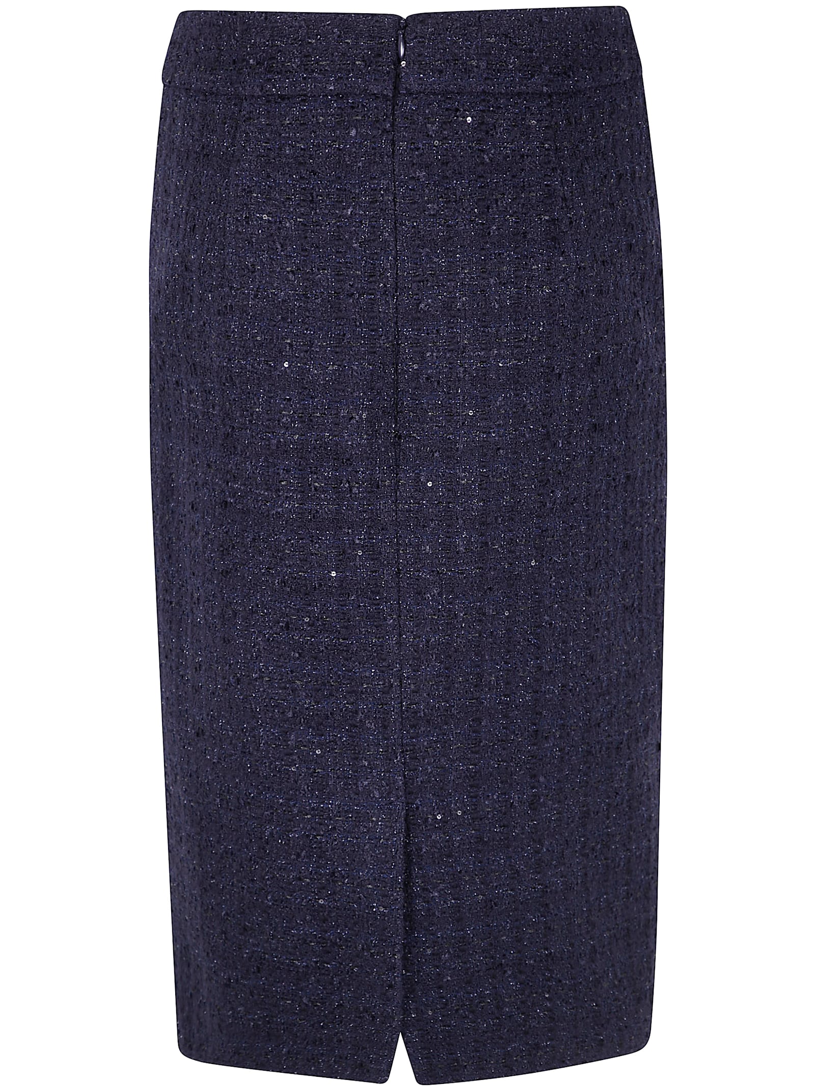 Shop Emporio Armani Skirt In Night Sky