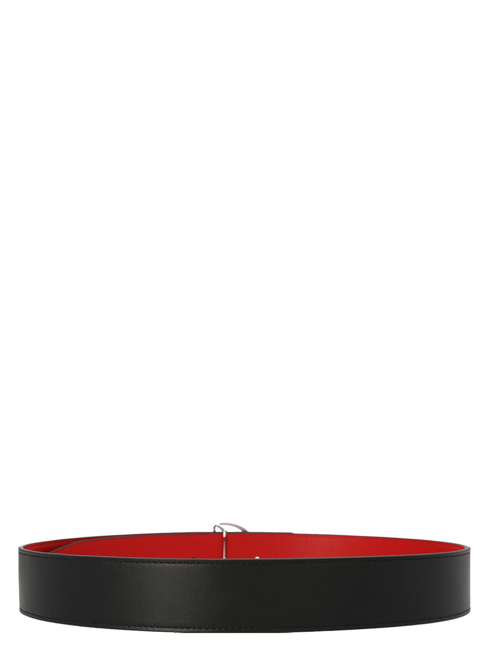 Shop Christian Louboutin Cl Belt In Black