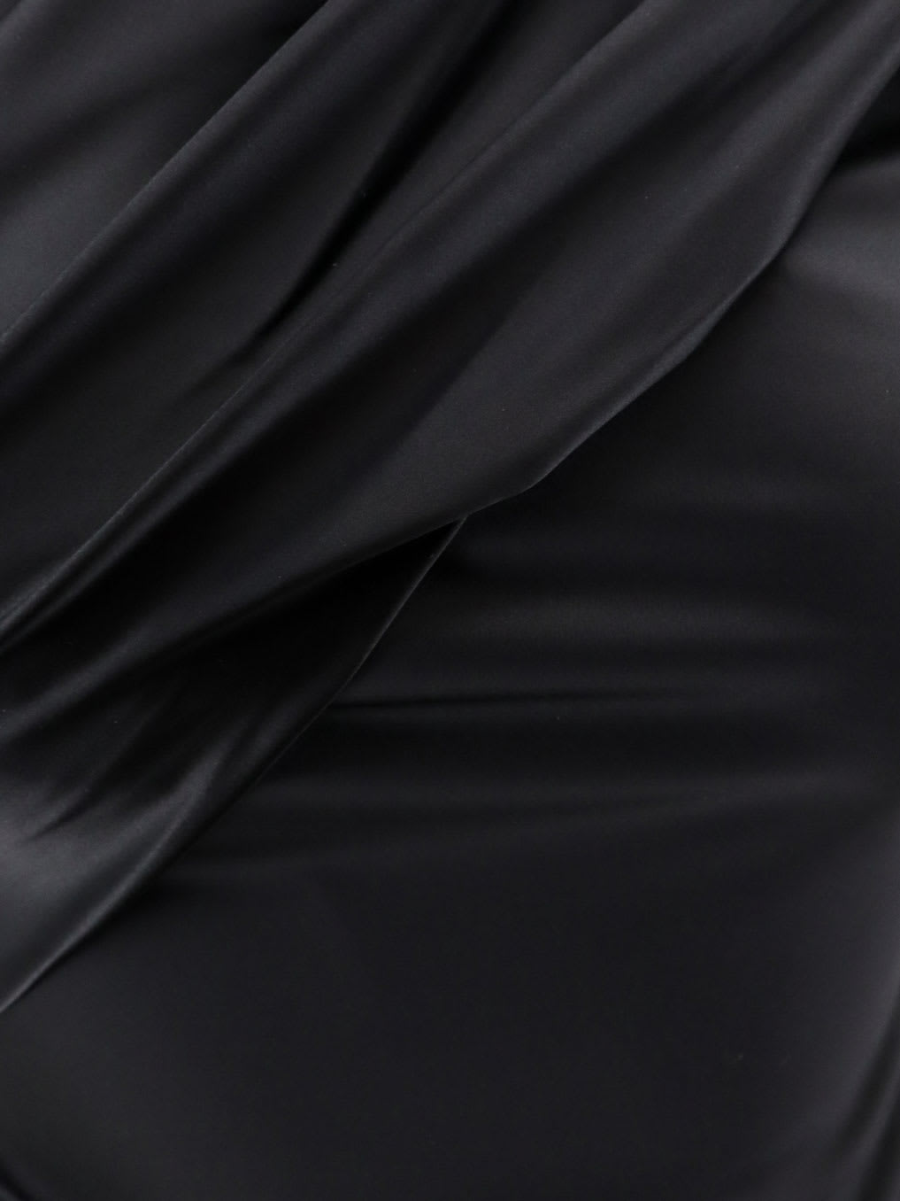 La Petit Robe Di Chiara Boni Zenax Short Satin Dress In Black