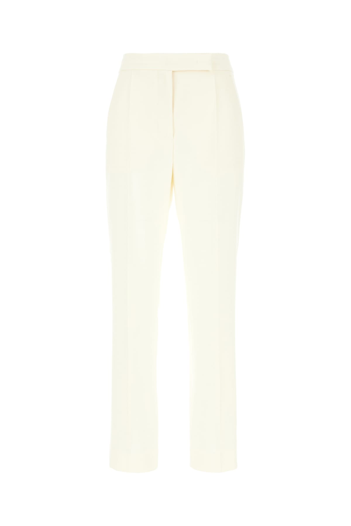Max Mara Pants In Bianco Avorio