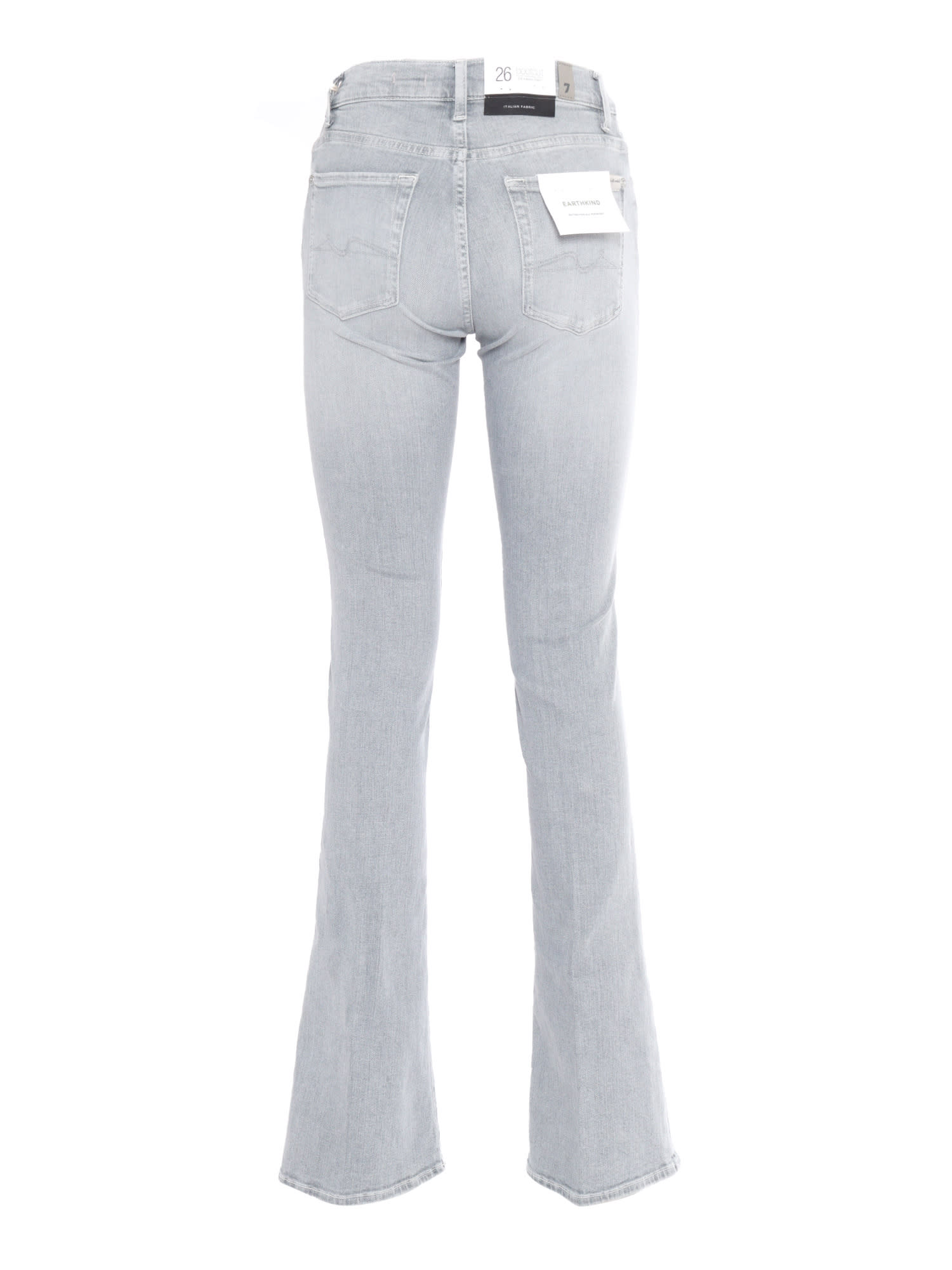 Shop 7 For All Mankind Bootcut Slim Illusion Newport In Grey