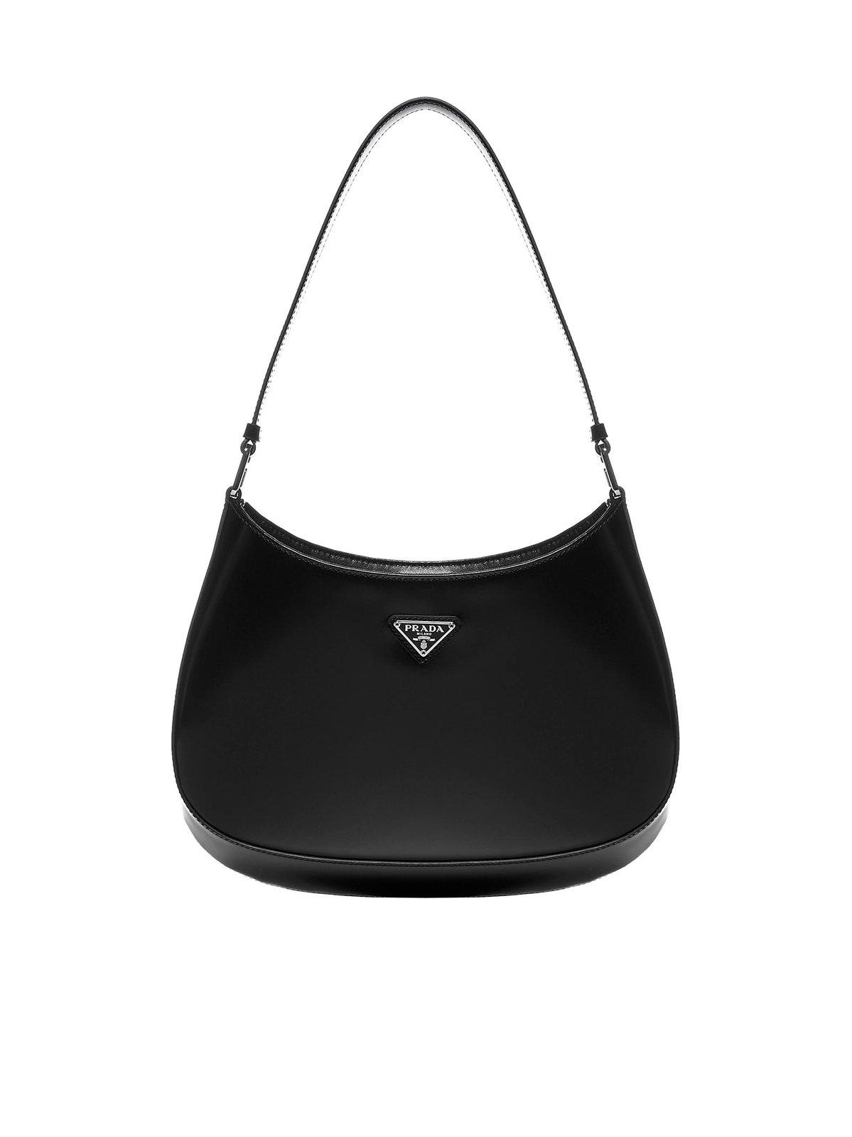 Prada Cleo Shoulder Bag In Black