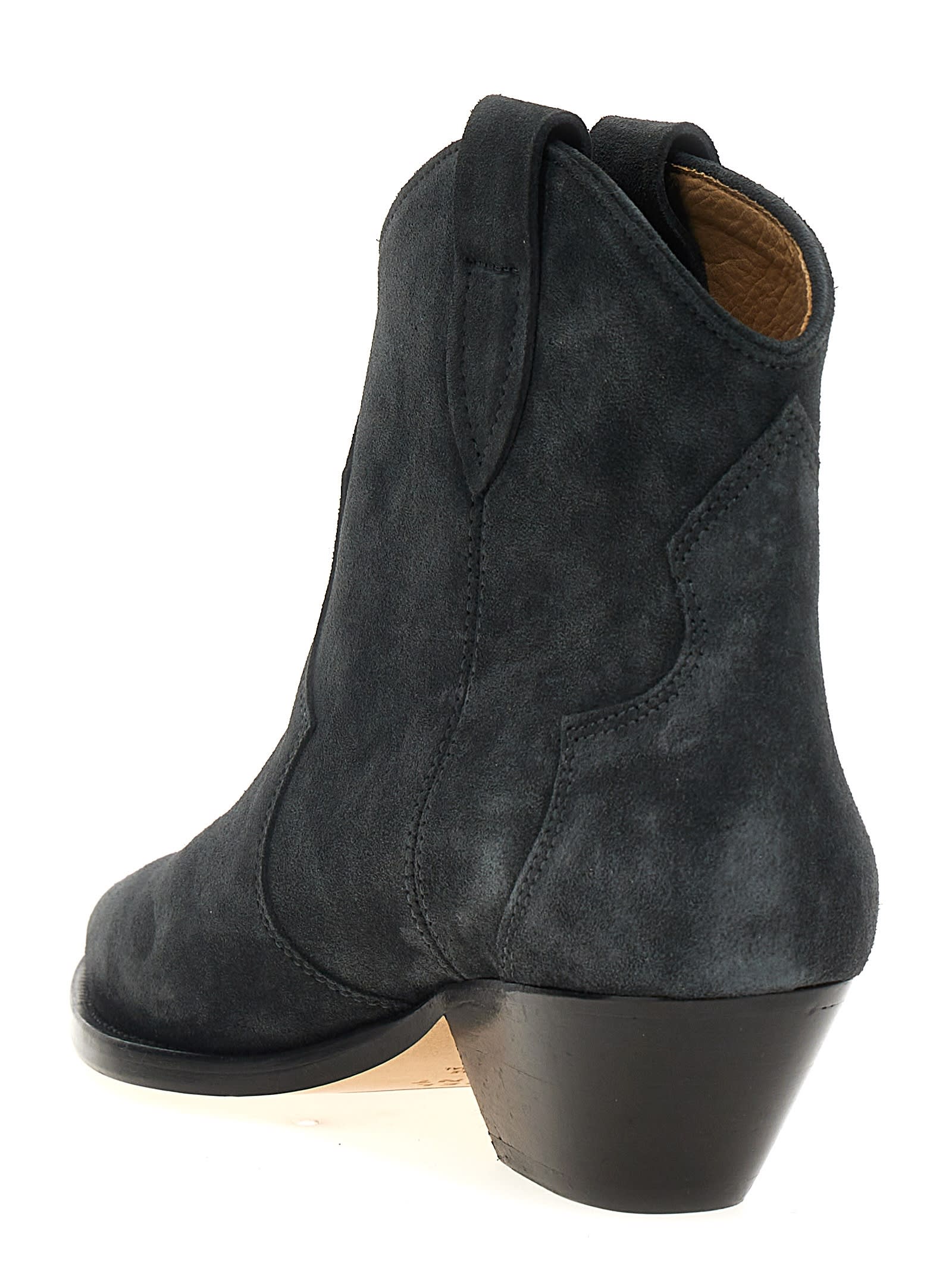 Shop Isabel Marant Dewina Ankle Boots In Black