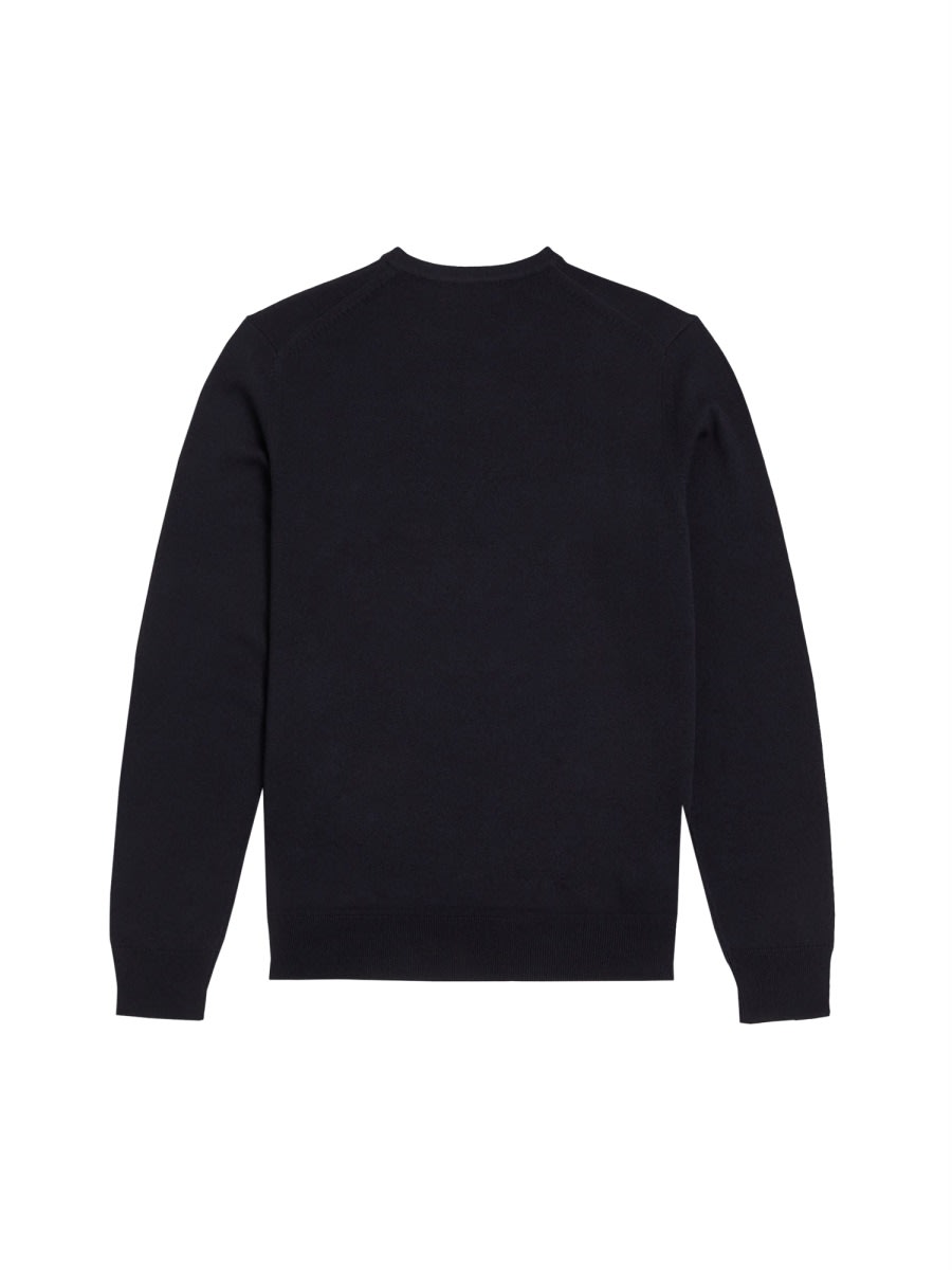 Fred Perry Mens Classic Crew Neck Jumper Nos In Blue