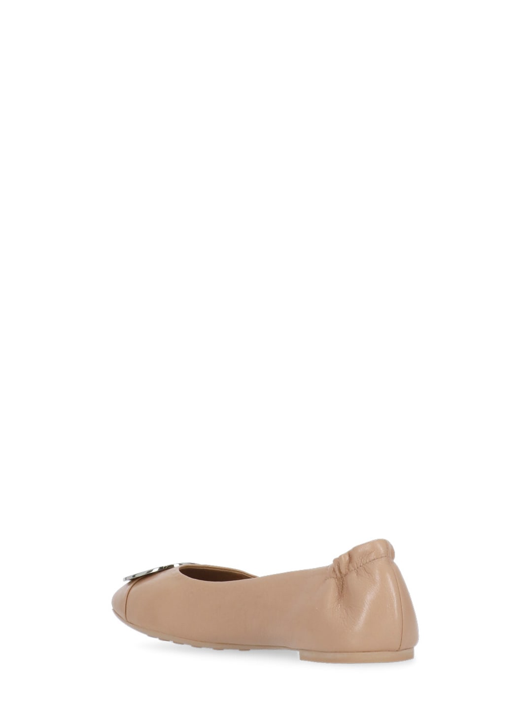 Shop Tory Burch Claire Ballet Flats In Pink