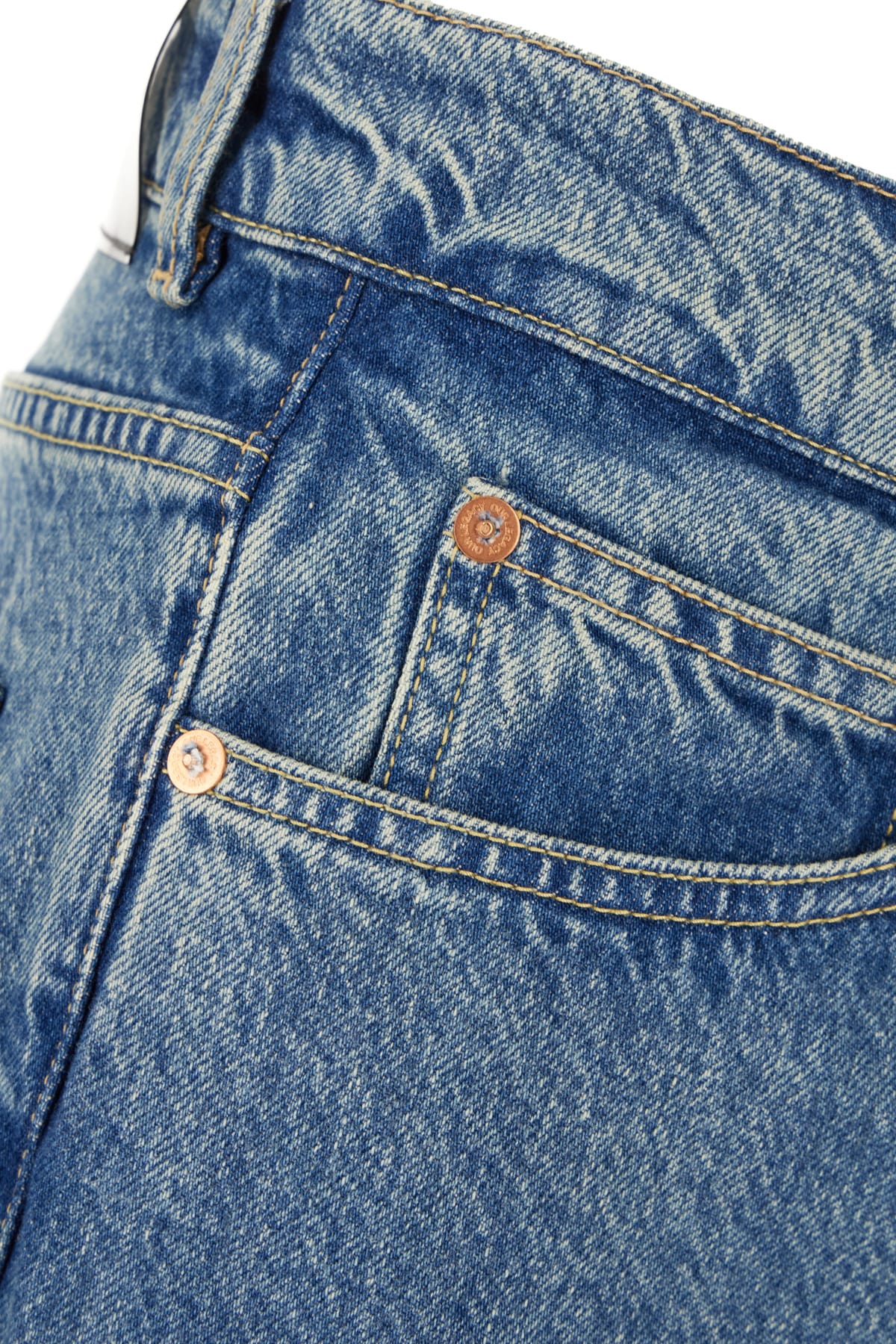 Our Legacy Third Cut Denim Trousers In Blue