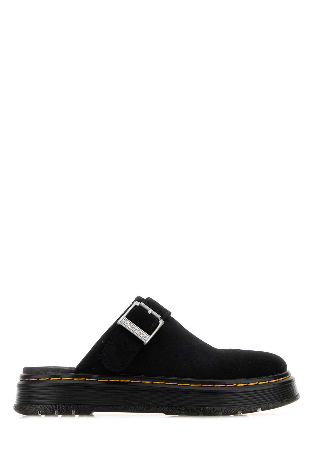 Dr. Martens Black Suede Brookline Slippers