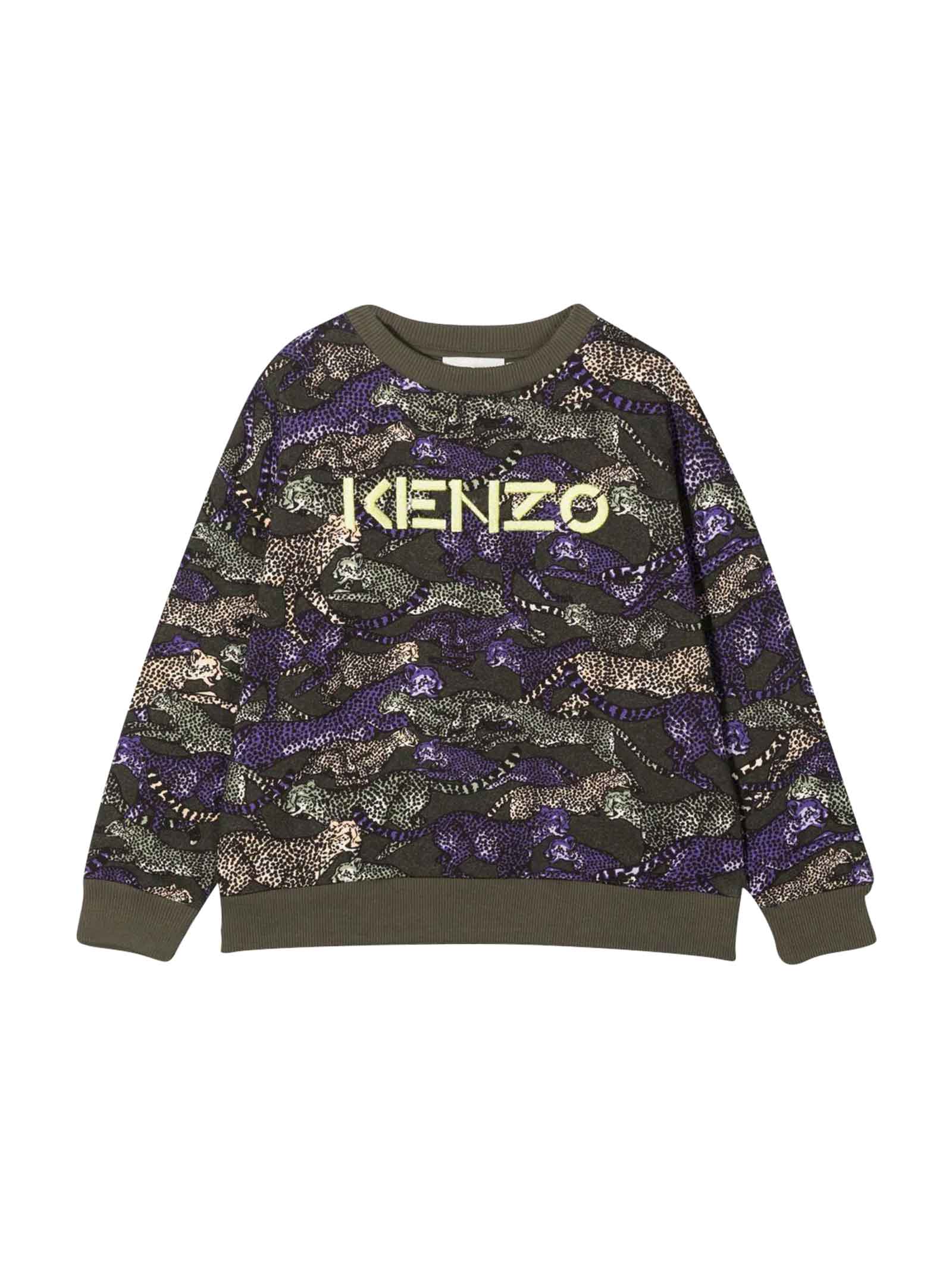 Kenzo Kids Multicolor Sweatshirt Unisex