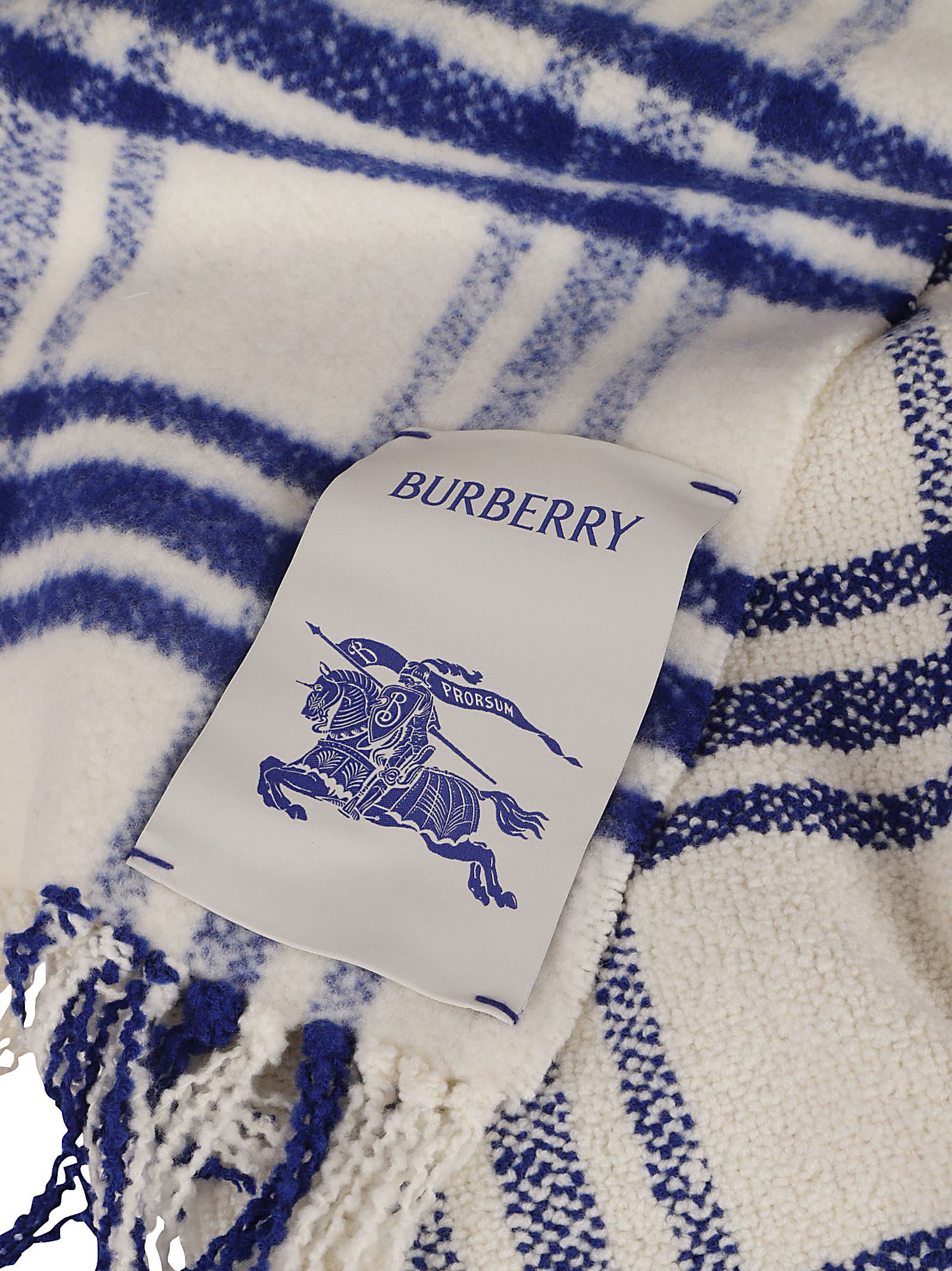 Shop Burberry Uxother Scarf In Knight