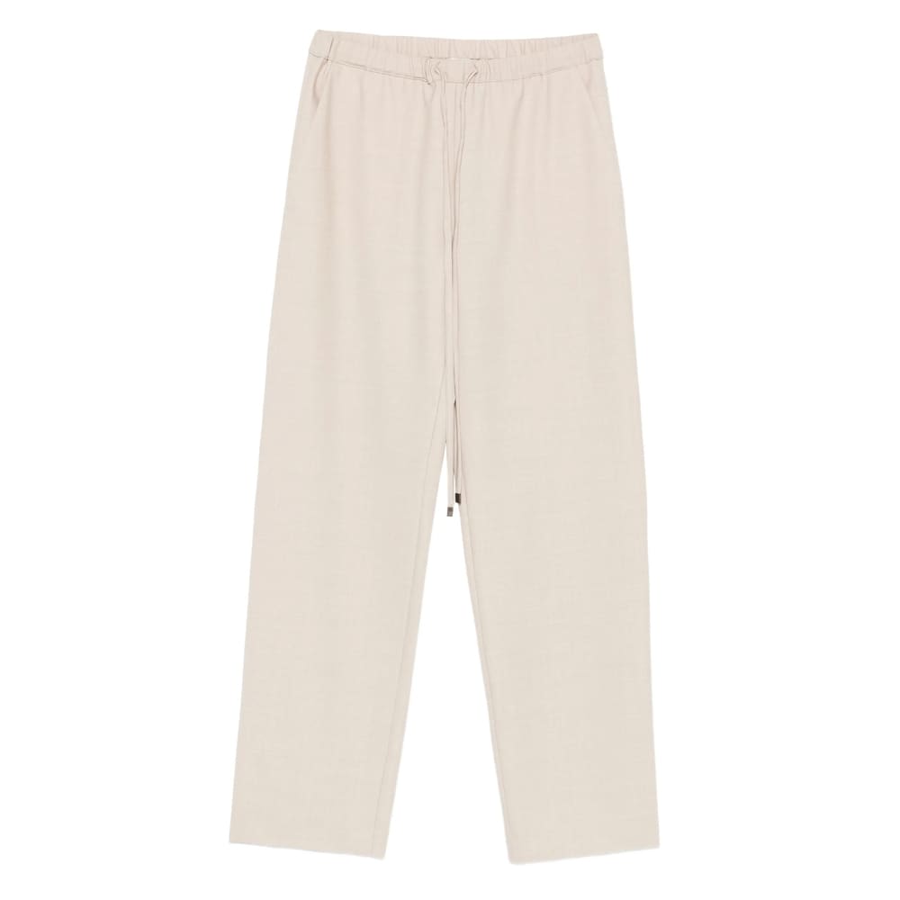 Antonelli Sesame Beige Trousers In Neutral