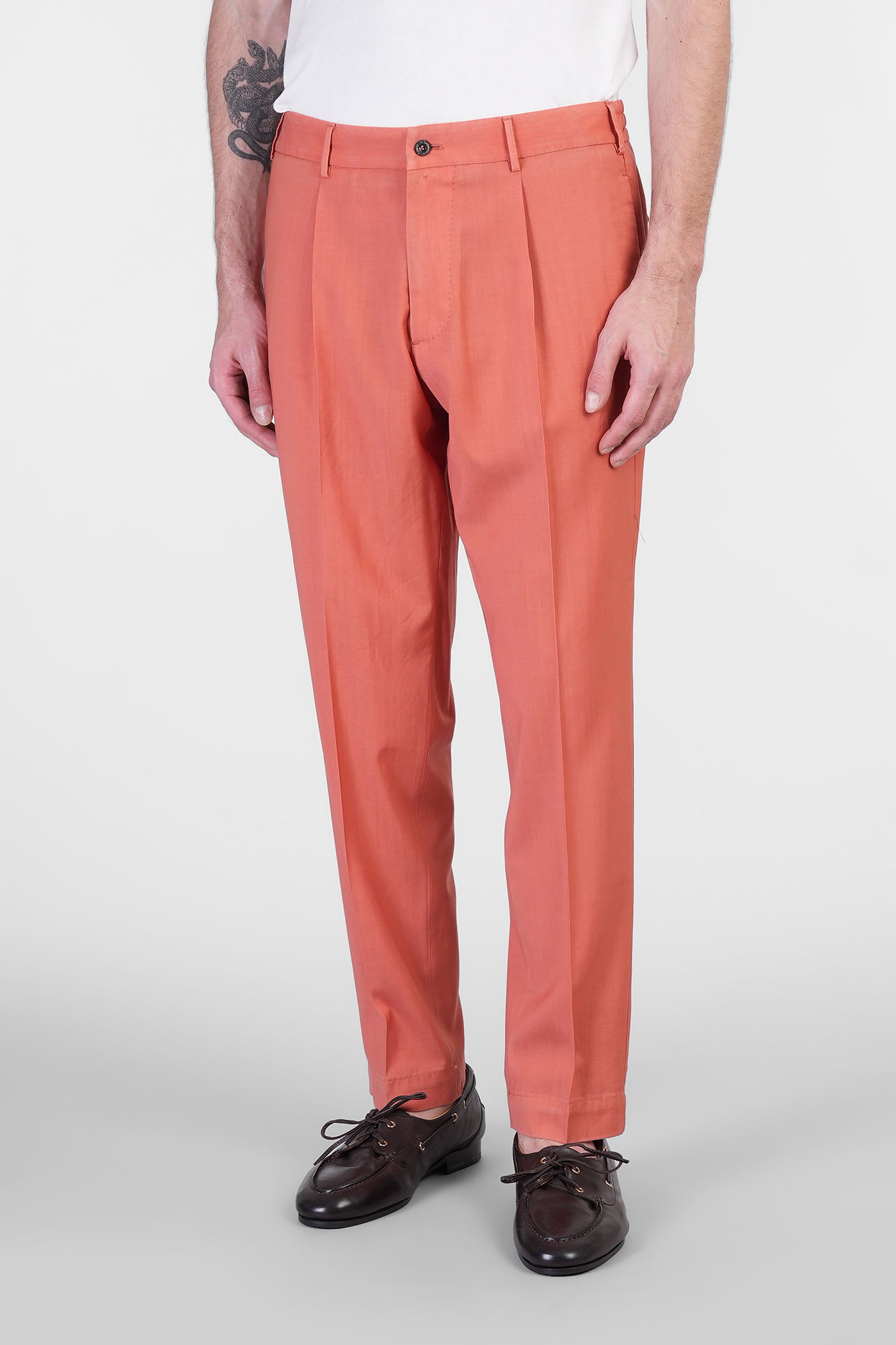 Irno Evo Pants In Orange Wool