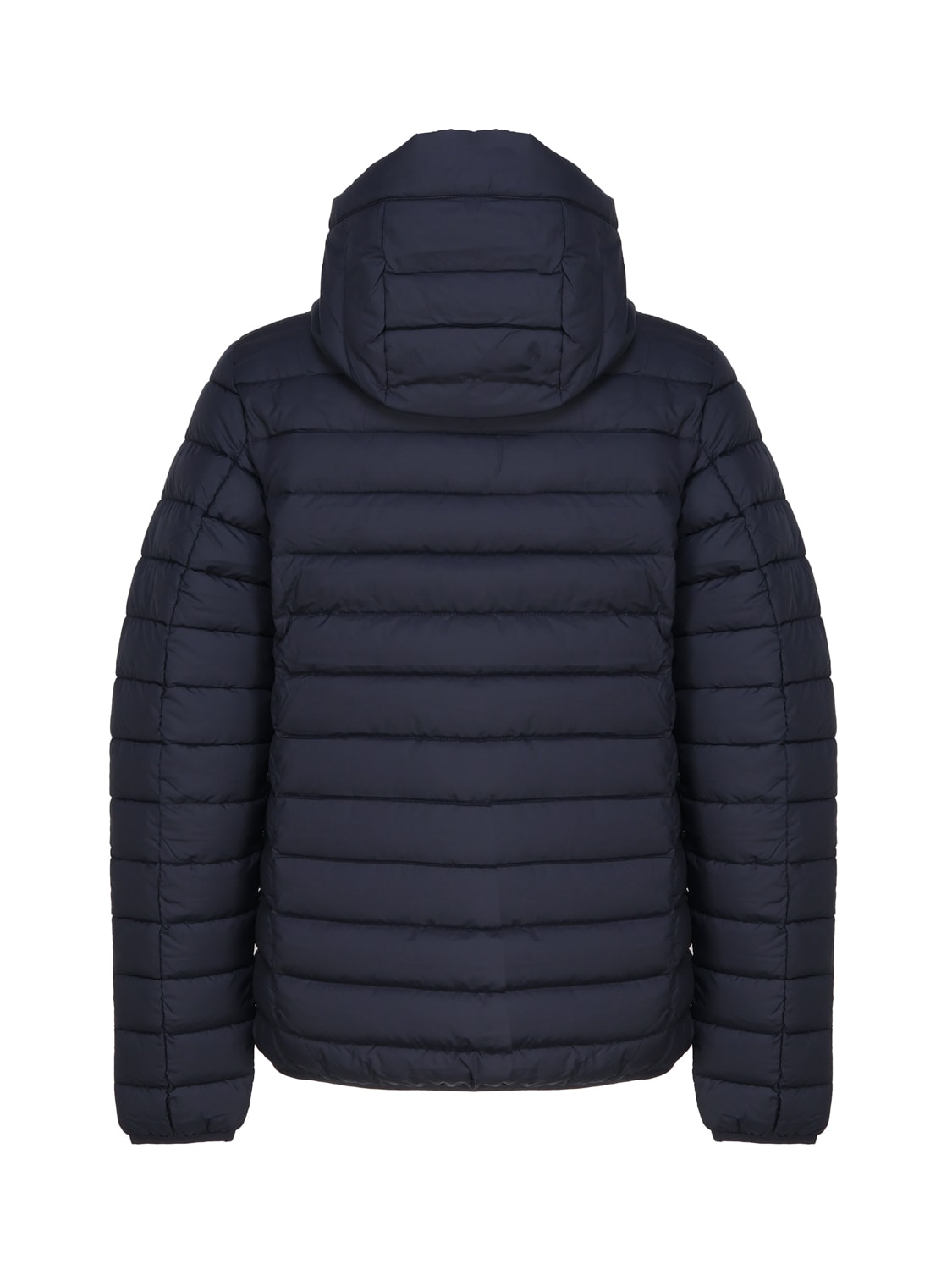 Shop Save The Duck Jacket With Hood In Blue