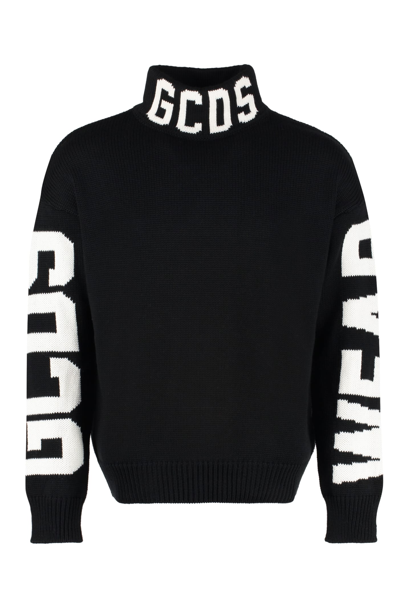 GCDS Wool-blend Turtleneck Sweater
