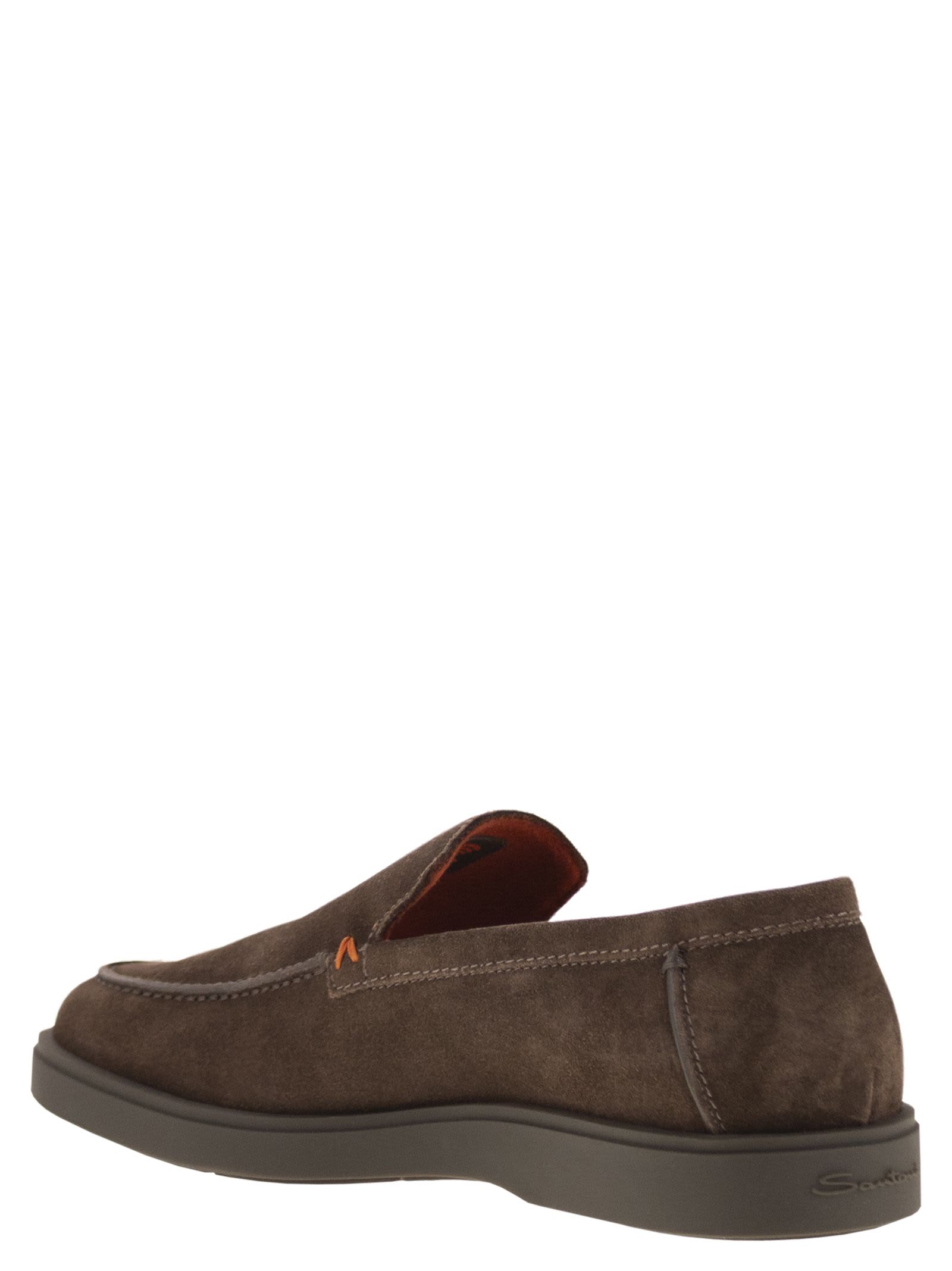 Santoni Drain-c-svut50 Mgdt17824smoksvu T50 In Brown