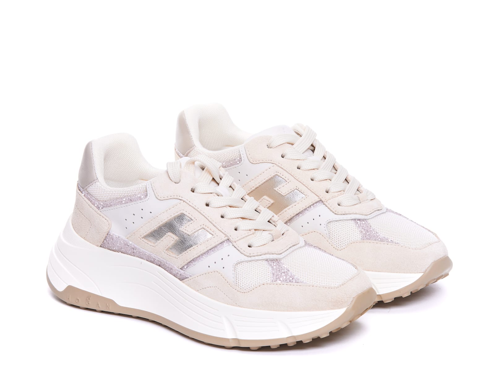 Hogan Hi-fi Sneakers In Pink