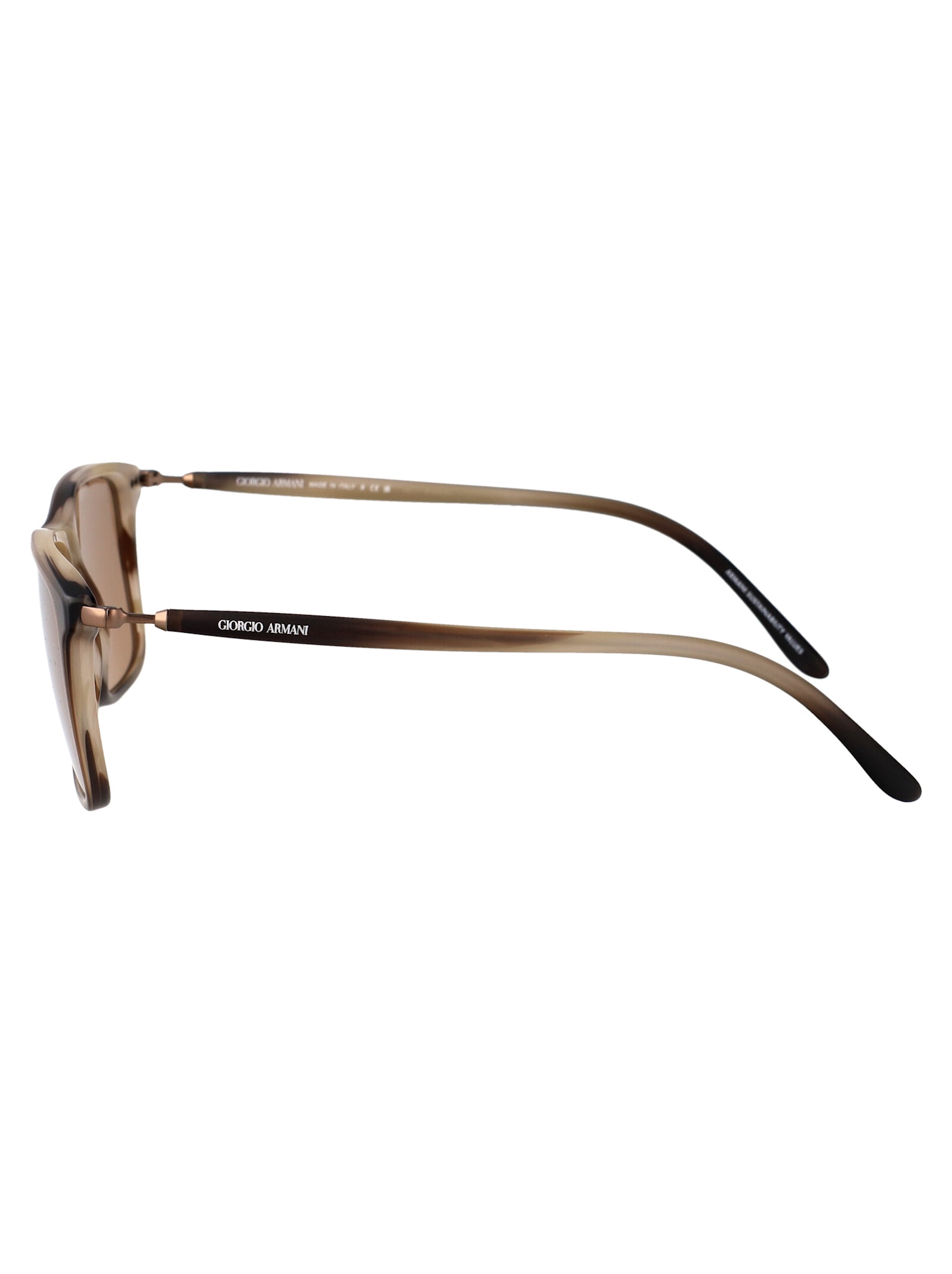 Giorgio Armani 0ar8218 Sunglasses In Matte Brown
