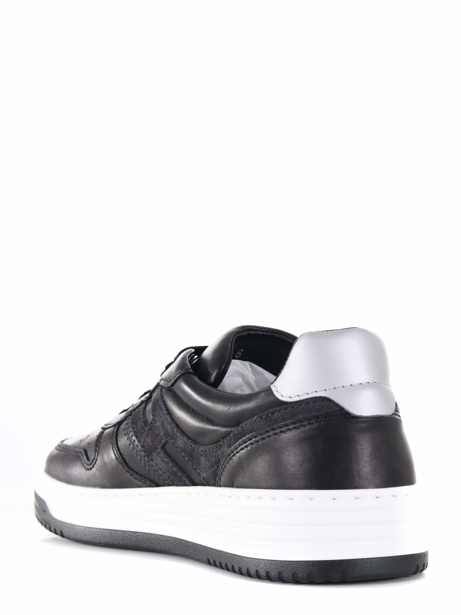 Shop Hogan H630 Sneakers In Black