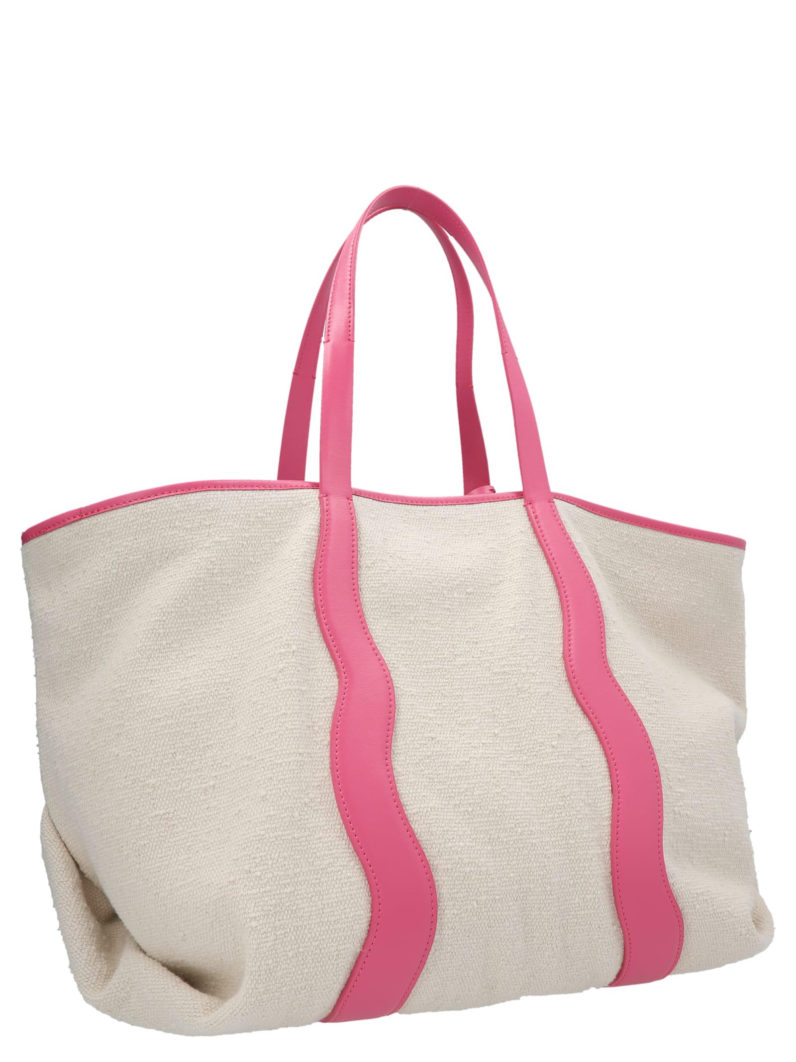 Shop Palm Angels Cabas Shopping Bag In Multicolor