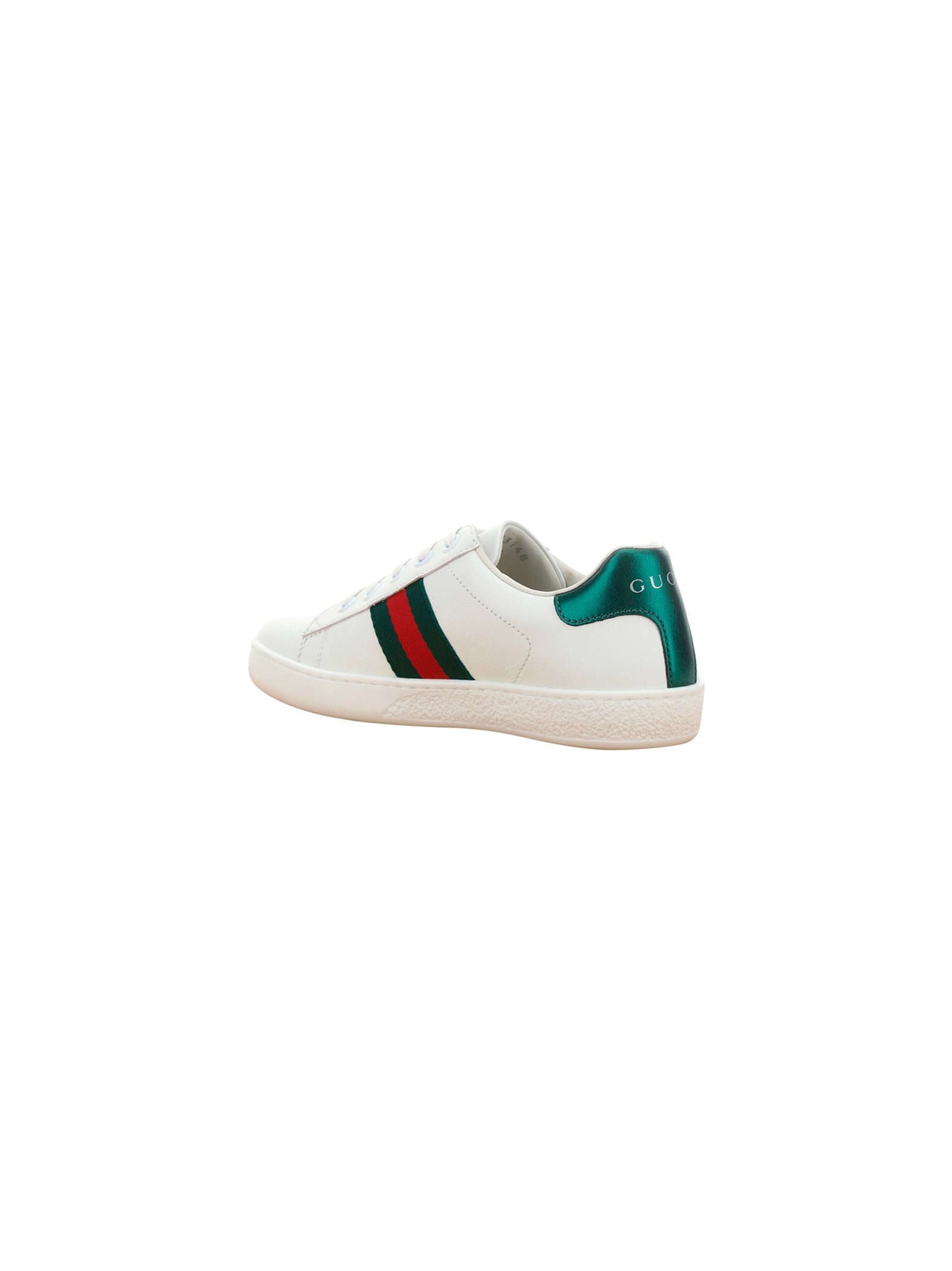 Shop Gucci Ace Sneakers For Boy In White