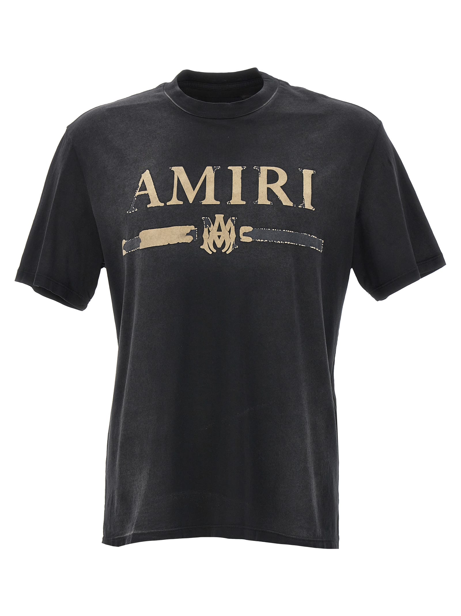 Amiri Ma Bar Applique Tee In Black | ModeSens