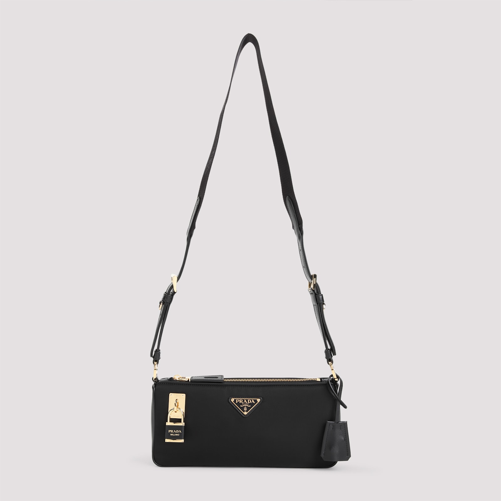 Prada Small Re-nylon Shoulder Bag In Nero