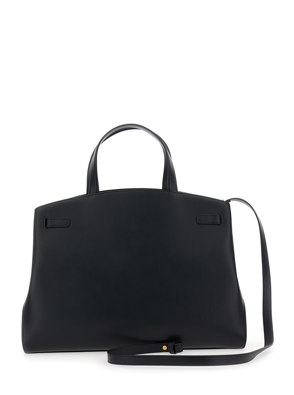 Mulberry Pimlico Black Handbag With Adjustable And Removable Shoulder Strap In Leather Woman In Black