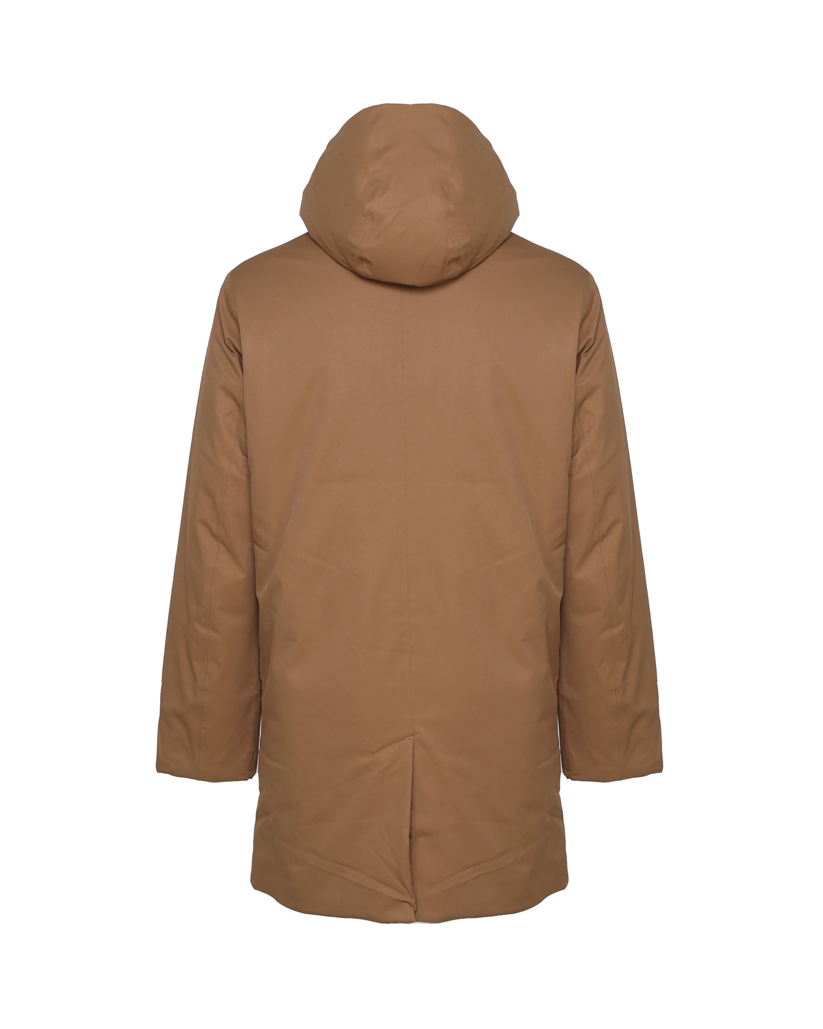 Shop K-way Jarno Trench In Nylon In Brown