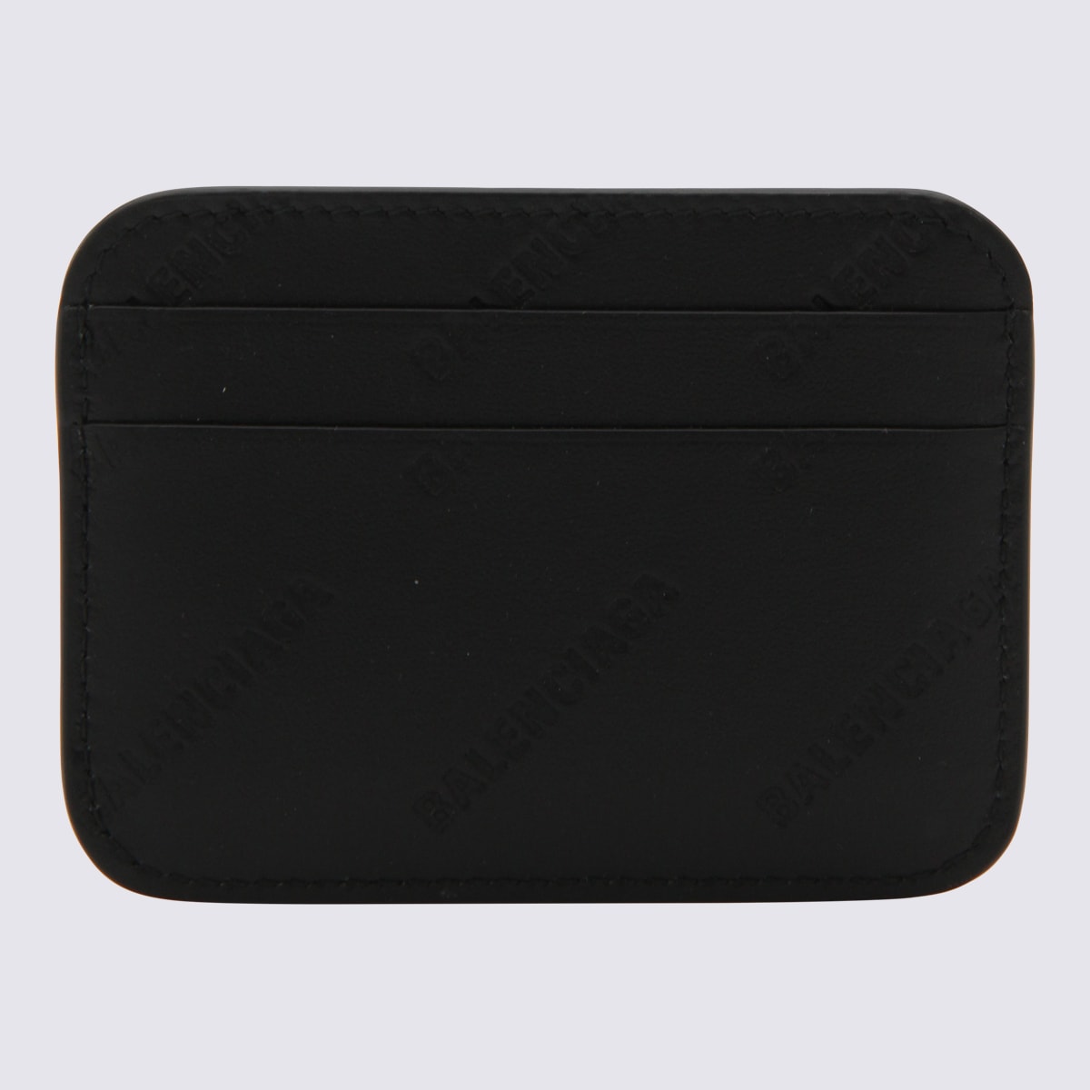 Shop Balenciaga Black Leather Card Holder