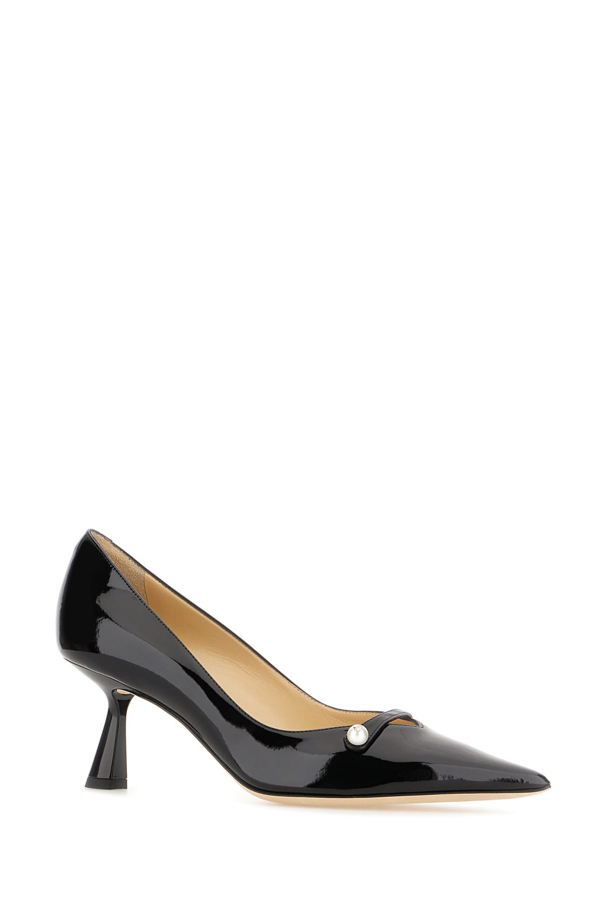 Shop Jimmy Choo Black Leather Rosalia Pumps In Blackblack