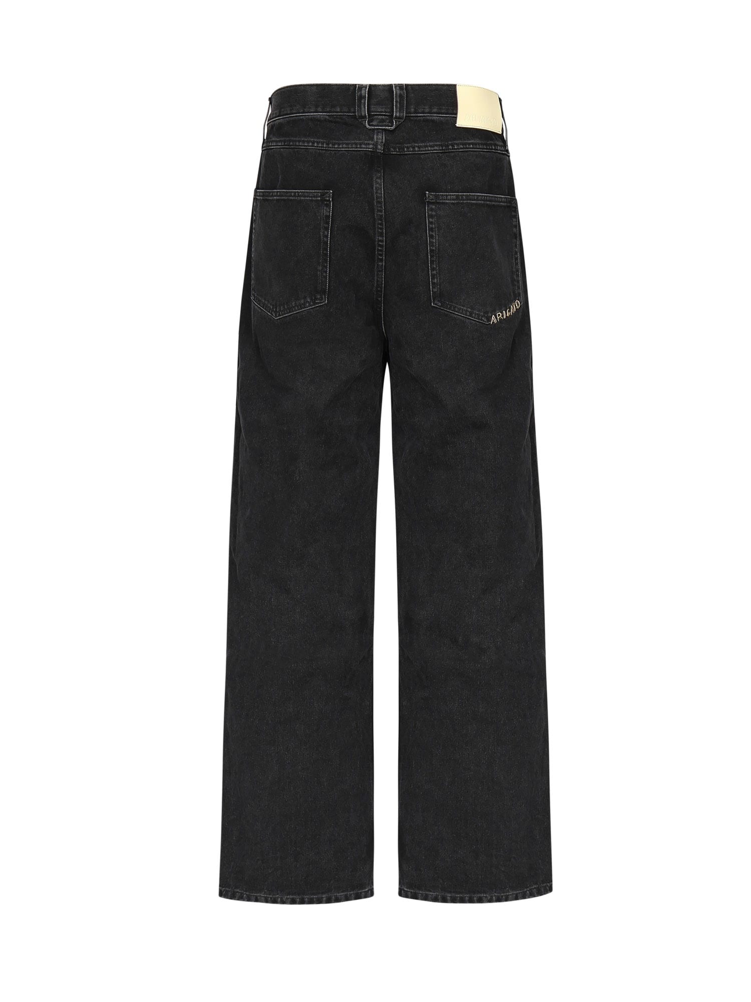 Axel Arigato Zine Relaxed-fit Jeans In Black