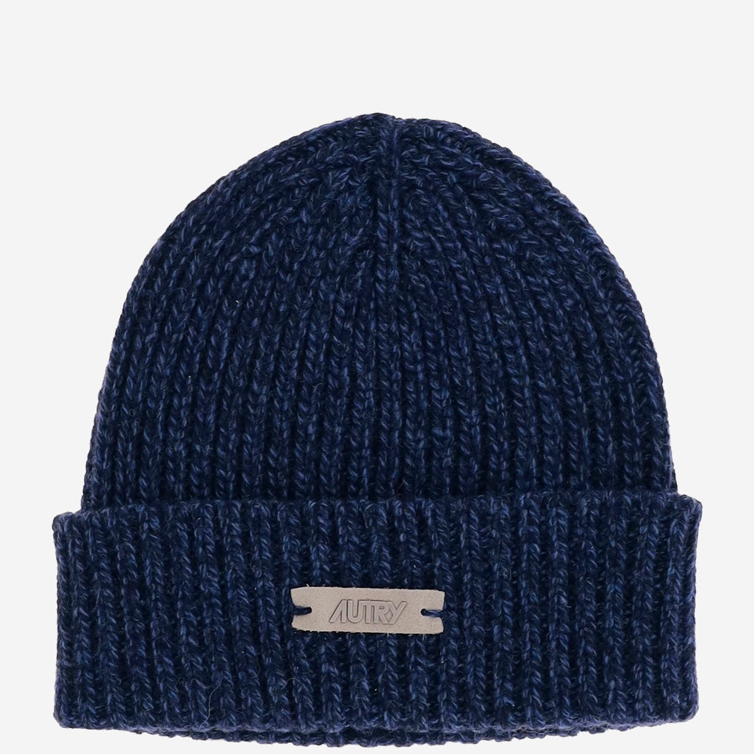 Autry Wool Beanie With Logo In Blue