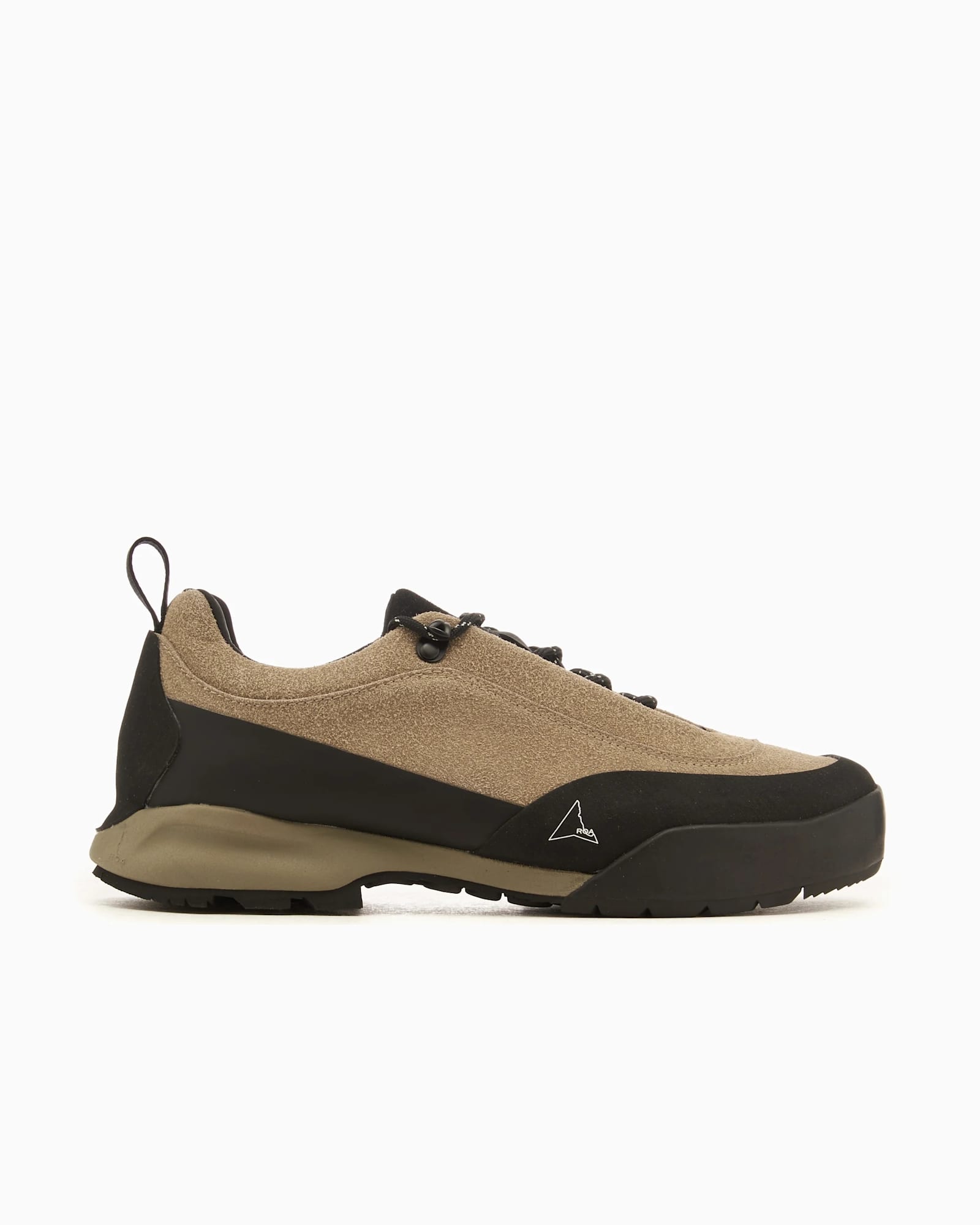 Roa Cingino Rubber-trimmed Microfibre Hiking Sneakers In Black