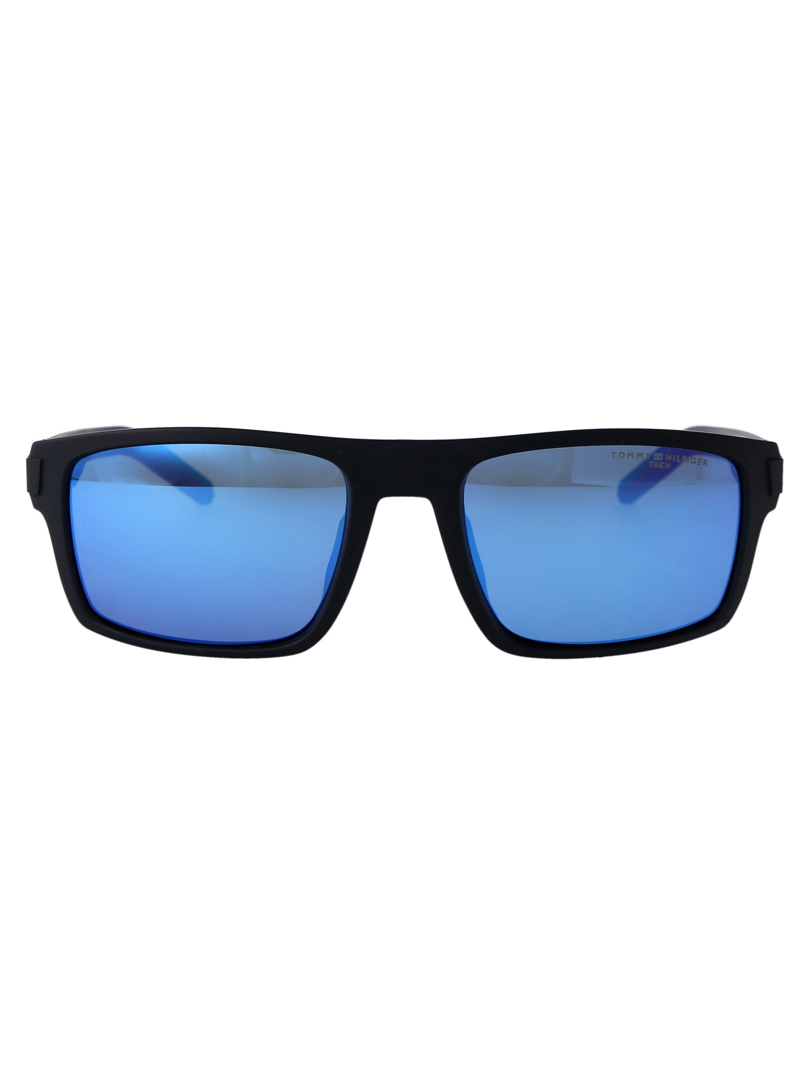 Shop Tommy Hilfiger Th 1977/s Sunglasses In Fllzs Matte Blue