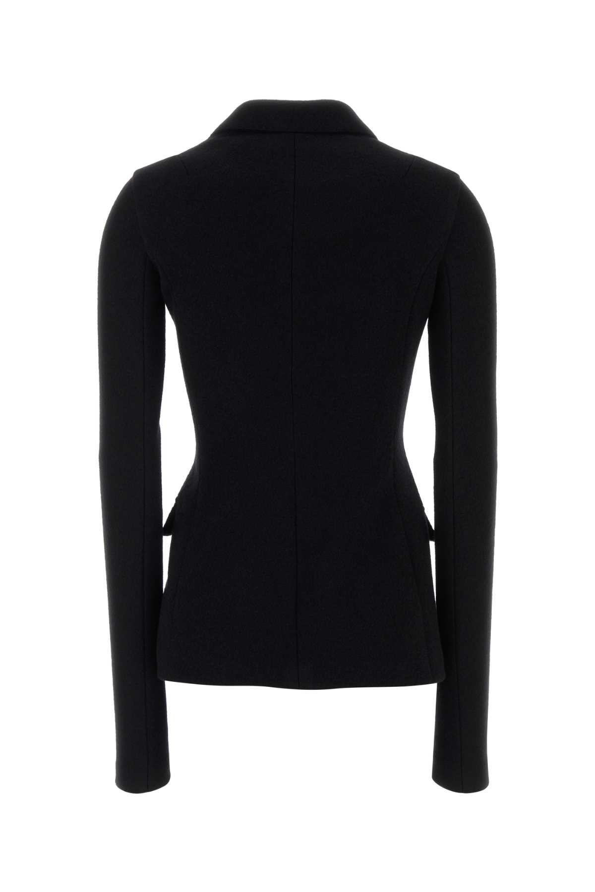 Dolce & Gabbana Black Wool Blazer In Black