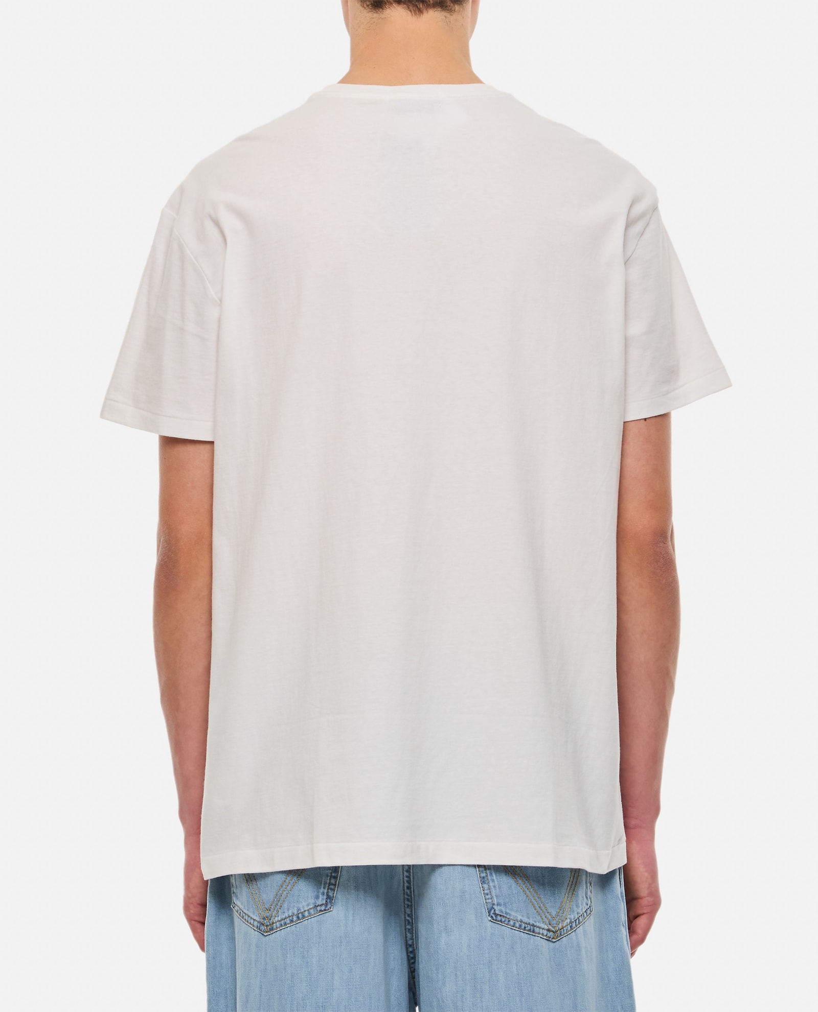 Shop Ralph Lauren Cotton T-shirt In White