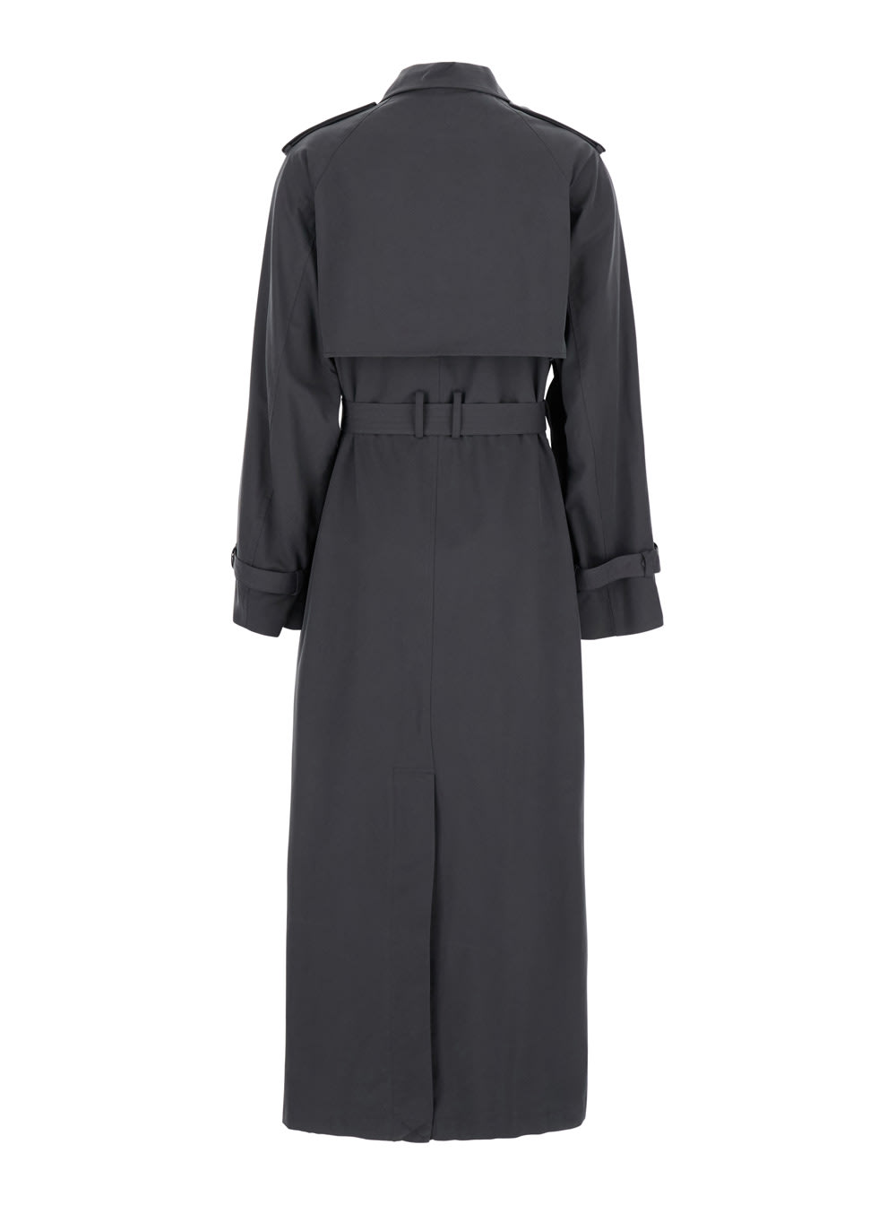 Pinko Trench Toffee With Wind Flap And Belt