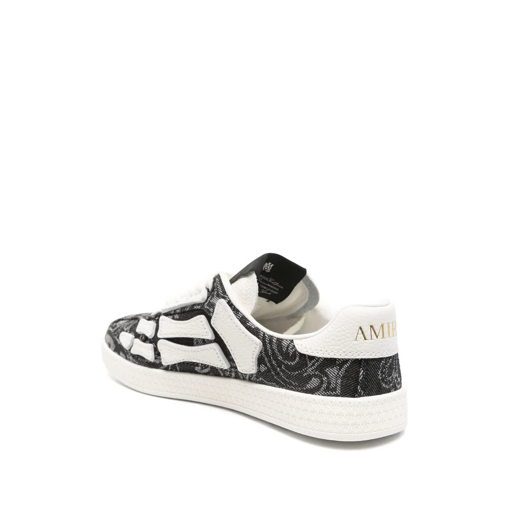 Amiri Leather Sneakers In Black