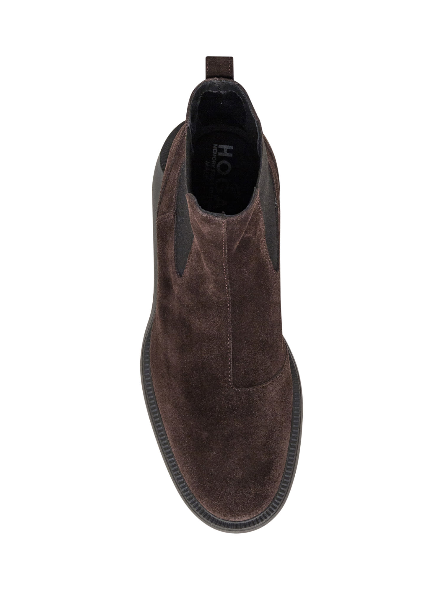 Shop Hogan H600 Chelsea Ankle Boots In Ebano