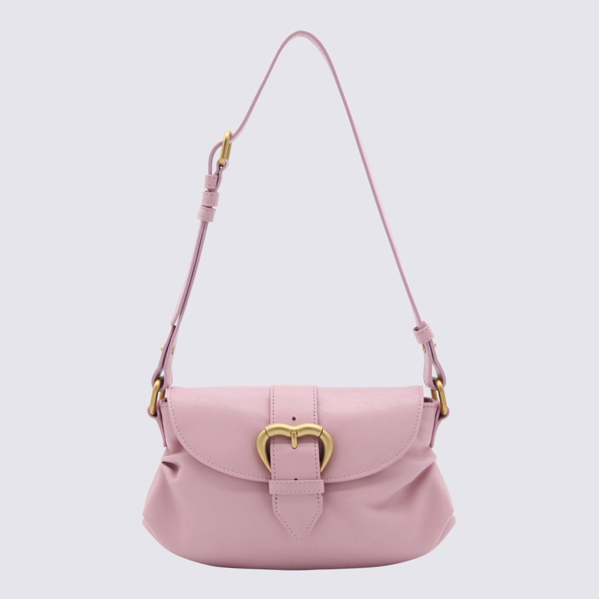 Pink Leather Mini Jolene Shoulder Bag
