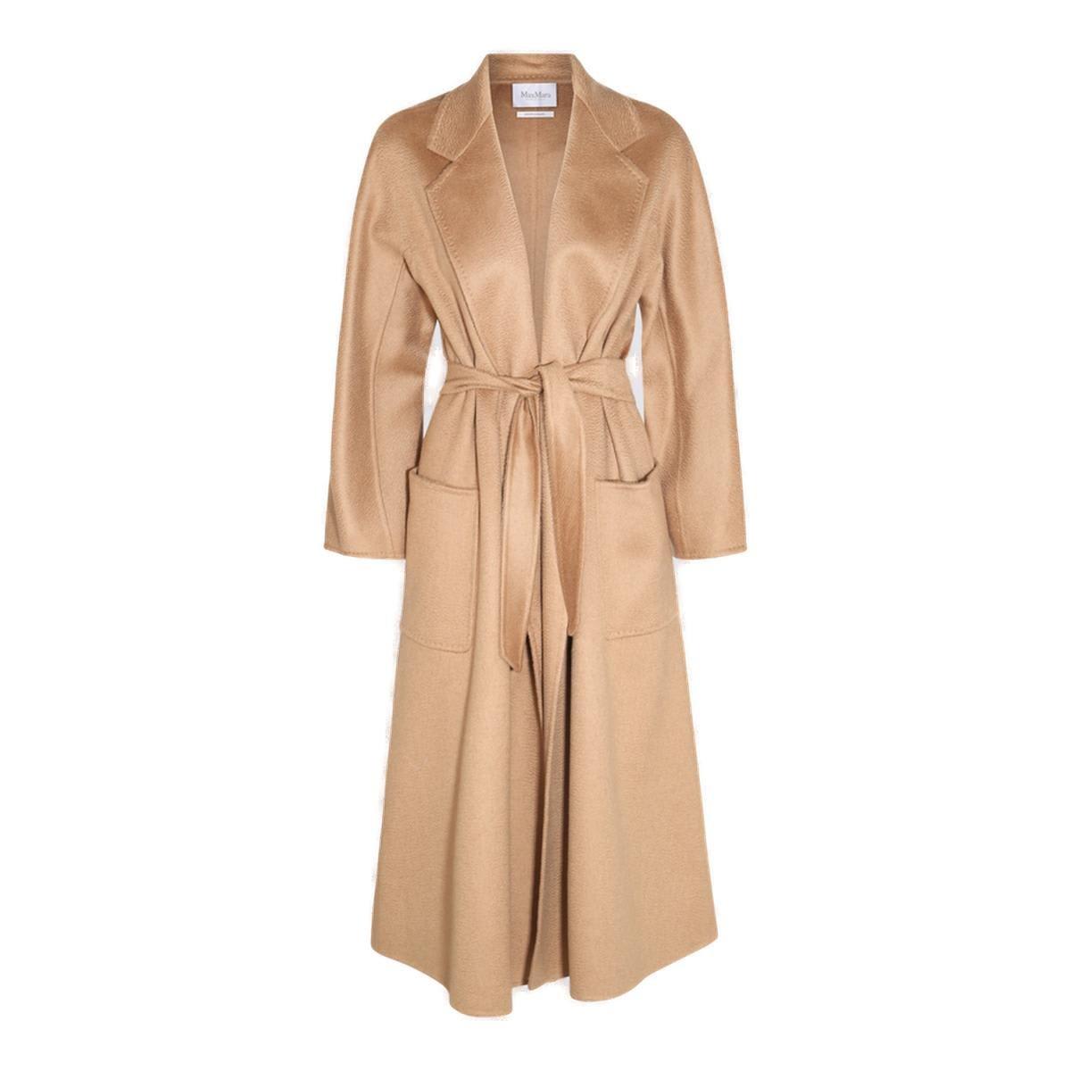 MAX MARA BETLED LONG-SLEEVED COAT