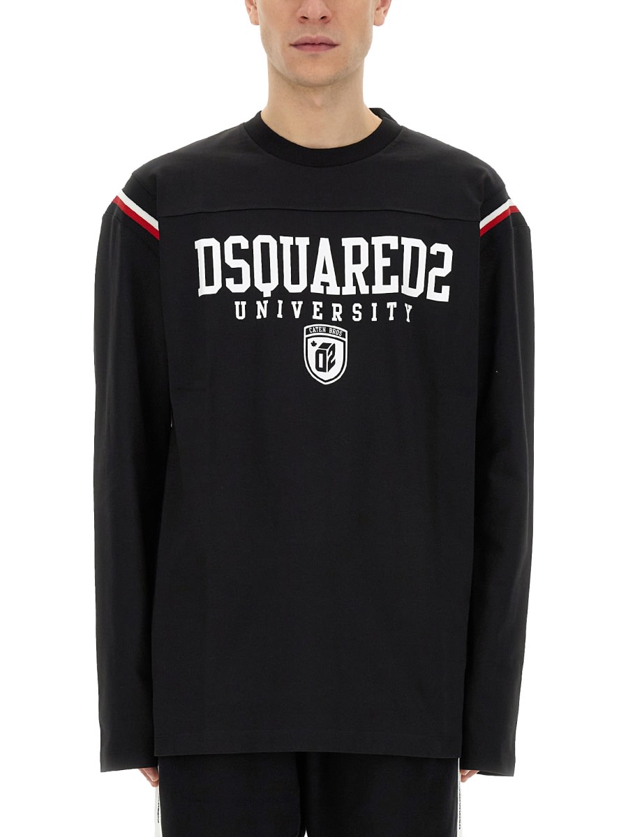 Shop Dsquared2 Sweatshirt With Logo In Black