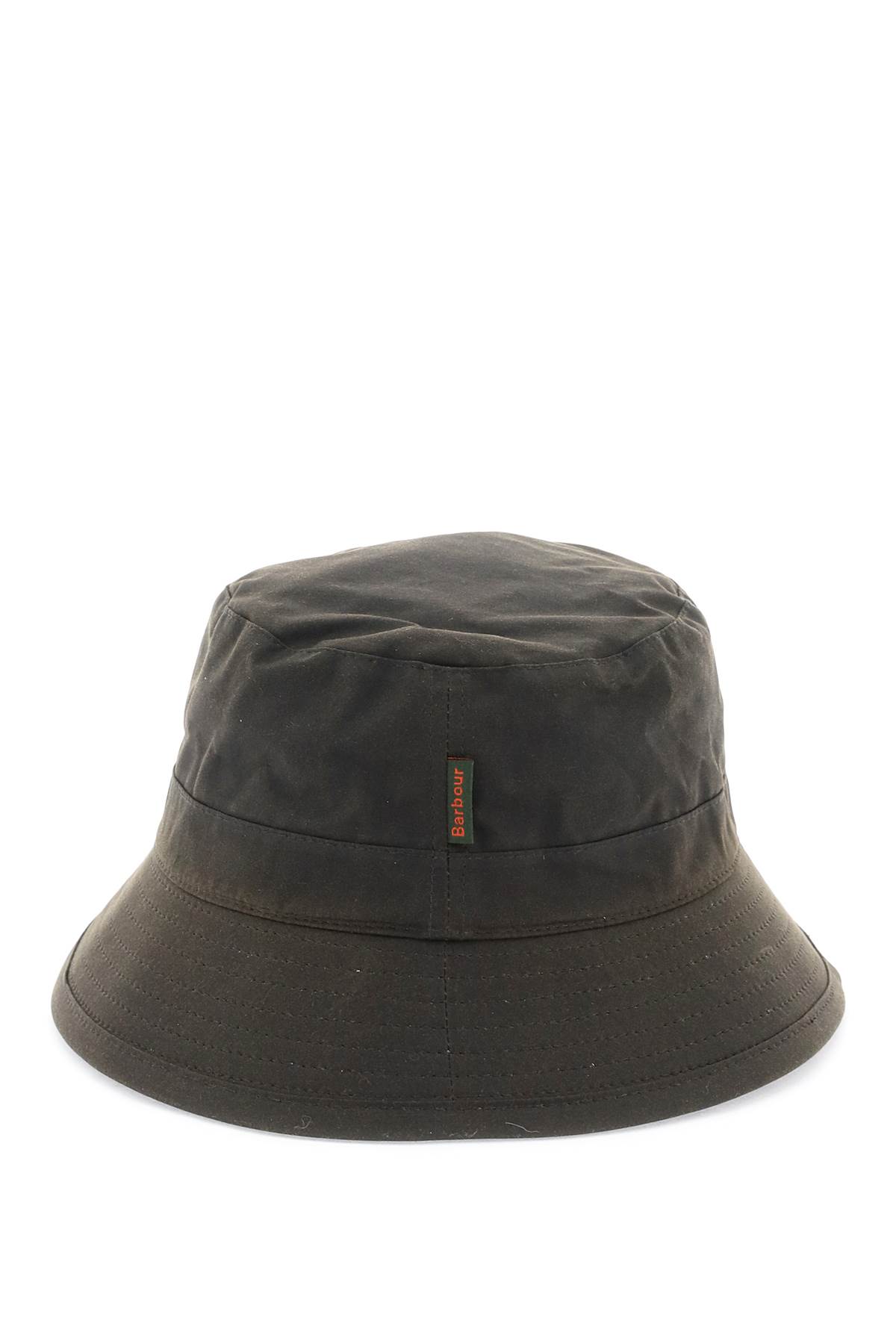 Barbour Wax Sports Bucket Hat In Olive (brown)