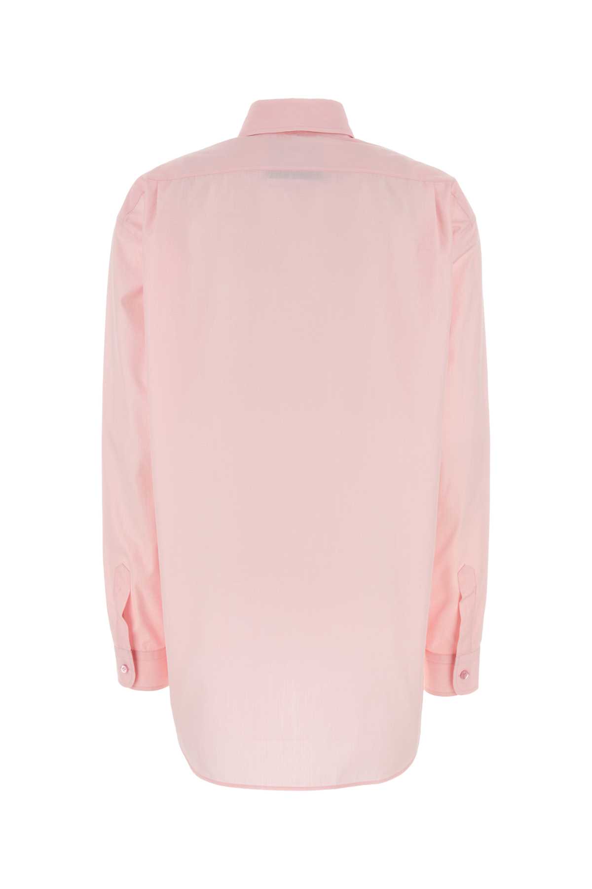 Moschino Camicia In Popeline Rosa Donna In Fantasiarosa
