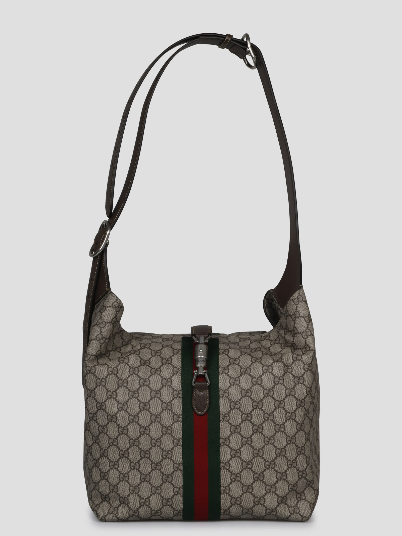 Gucci Jackie 1961 Small Shoulder Bag In Brown