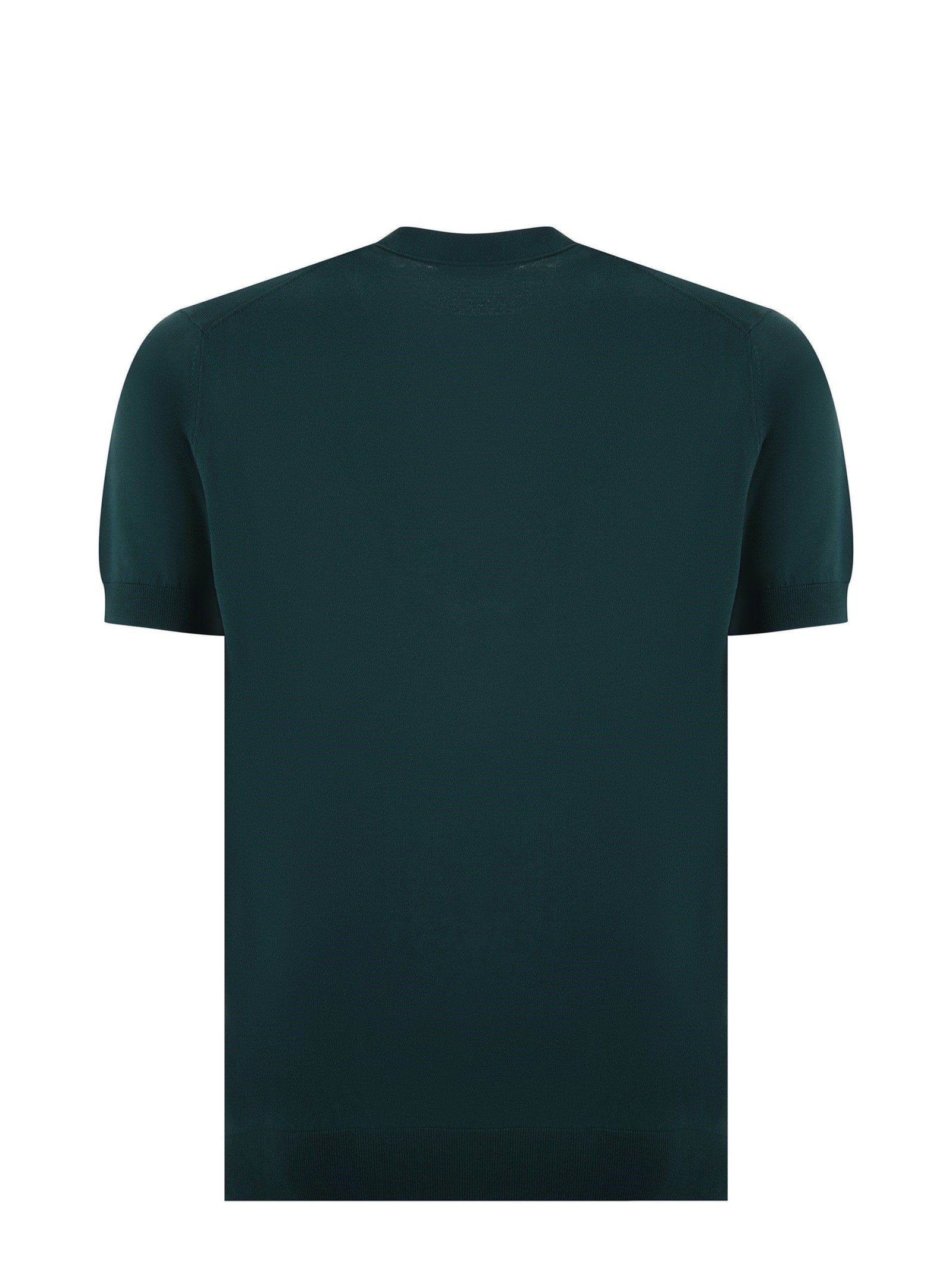 Shop Paolo Pecora T-shirt In Verde Inglese