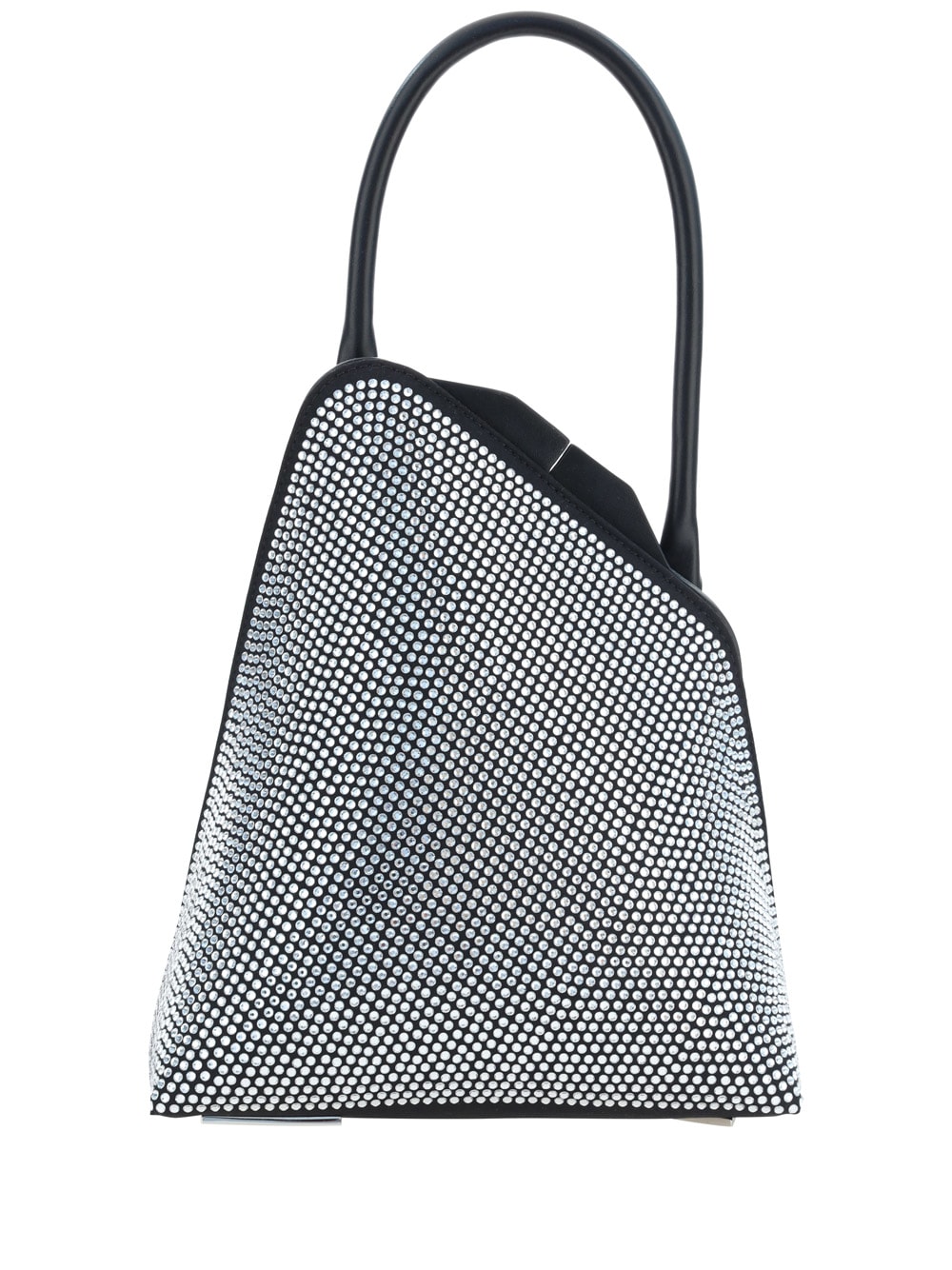 Shop Attico Sunset Handbag In Black/silver