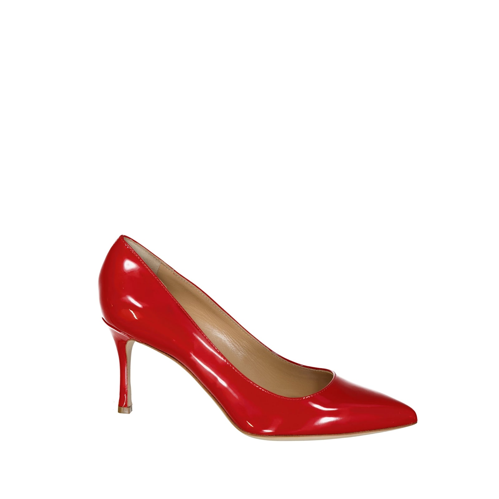 Shop Sergio Rossi New Secret 075 Leather Pumps In Red