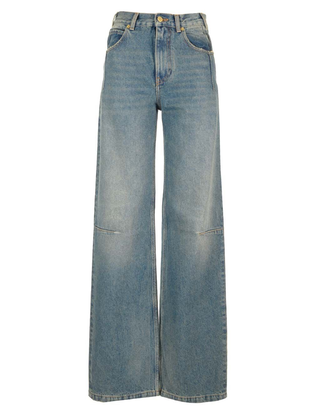 Shop Darkpark Lu Jeans In Blue